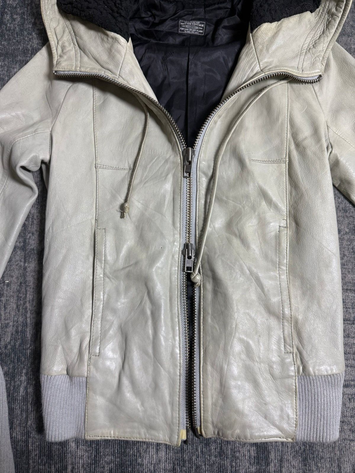 MOUSSY B2V-MOUSSY LEATHER JACKETS ༒ *RARE* Size US M / EU 48-50 / 2 - 10 Thumbnail