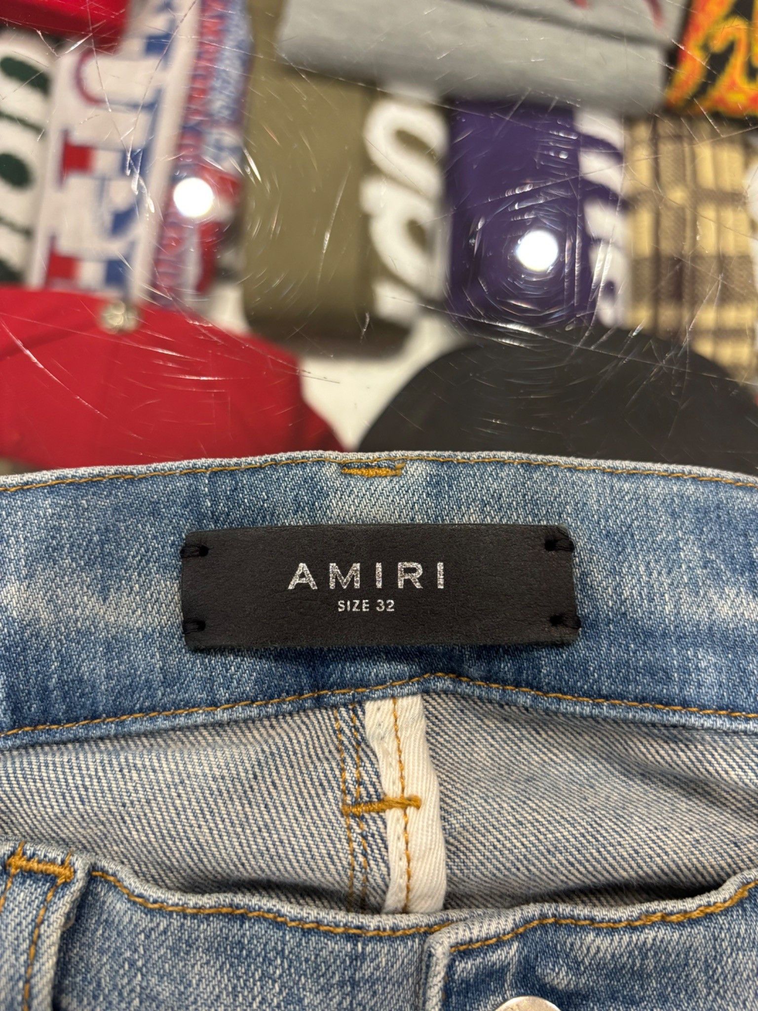 Amiri Amiri Core Applique Denim Jeans Clay Indigo Size US 32 / EU 48 - 4 Thumbnail