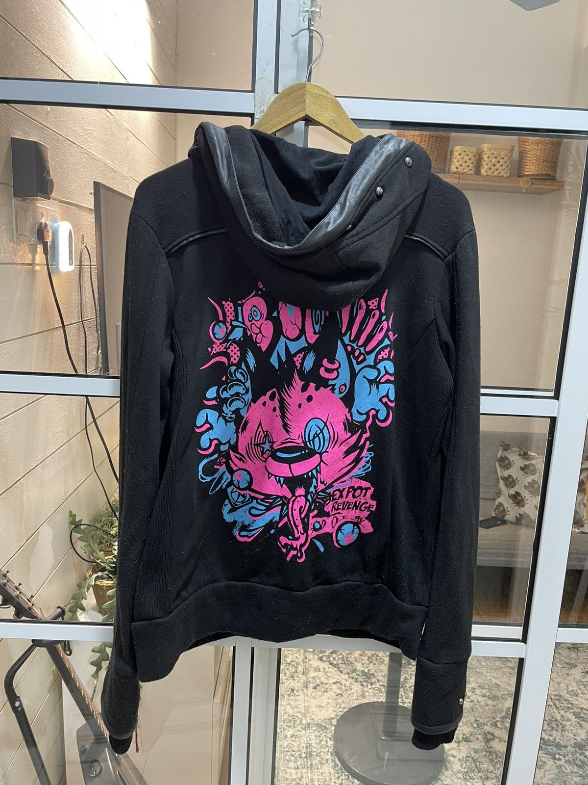 14th Addiction SexPot Revenge Hoodie Studded With Mask Punk Styled Size US L / EU 52-54 / 3 - 6 Thumbnail