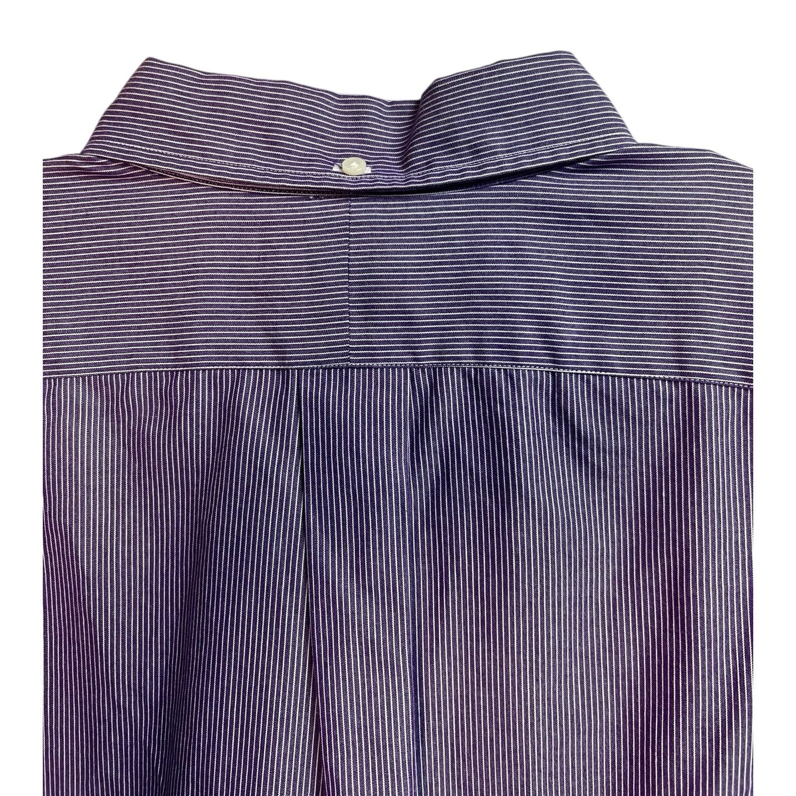 Ralph Lauren Ralph Lauren McMeel Cotton Purple Striped Button Front Men's Size US L / EU 52-54 / 3 - 9 Thumbnail