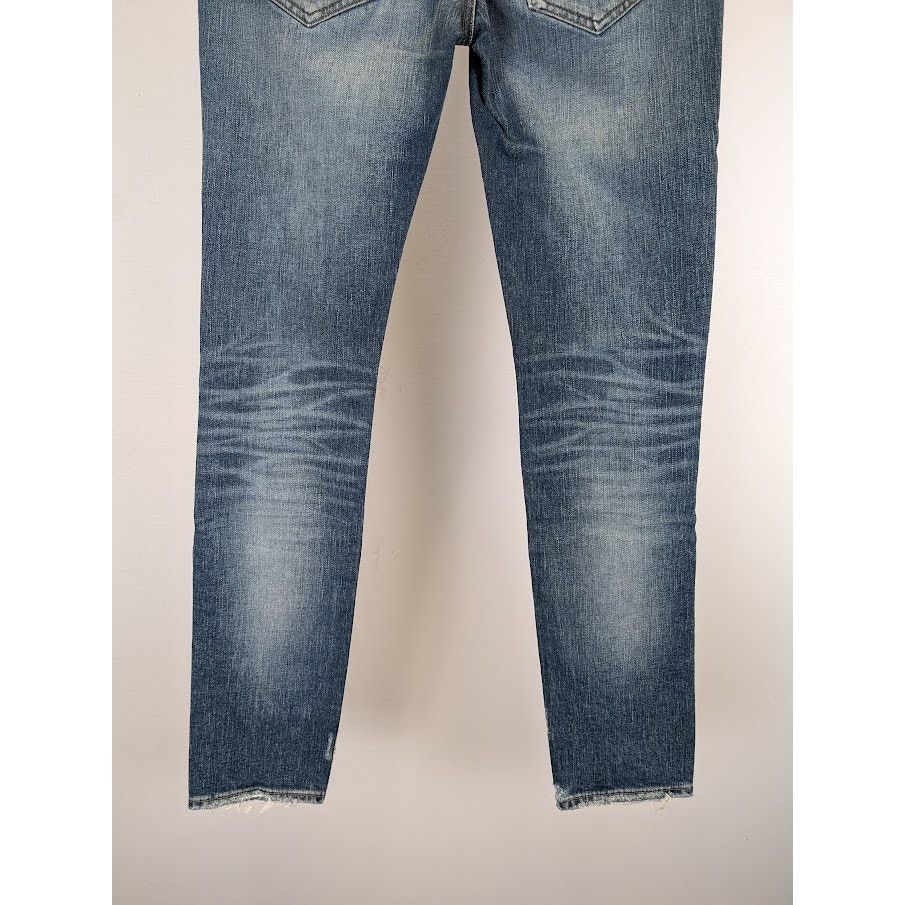 Saint Laurent Paris o1rshd1 Sample Jeans in Indigo Blue Size US 29 - 20 Thumbnail