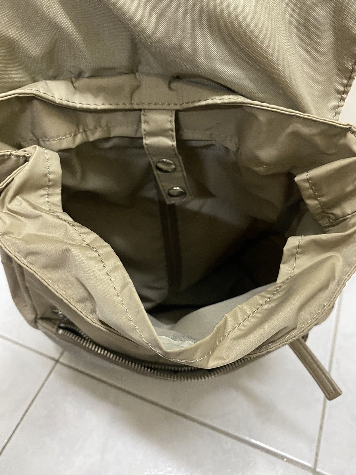 Yohji Yamamoto Y'saccs Leather Backpack Size ONE SIZE - 13 Thumbnail