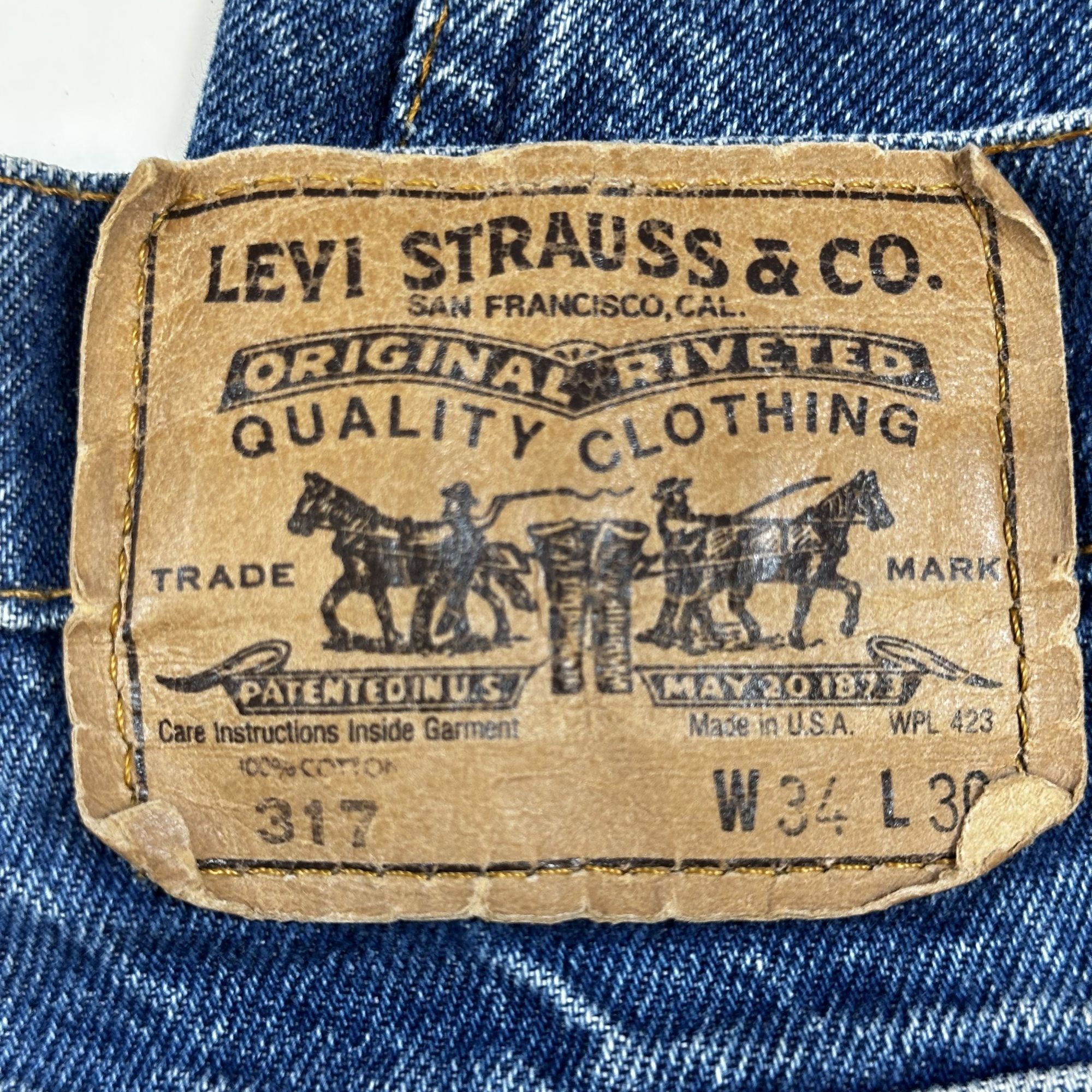 Levi's Vintage Clothing Vintage Levi's 317 Tagged 34x30 Size US 34 / EU 50 - 3 Thumbnail
