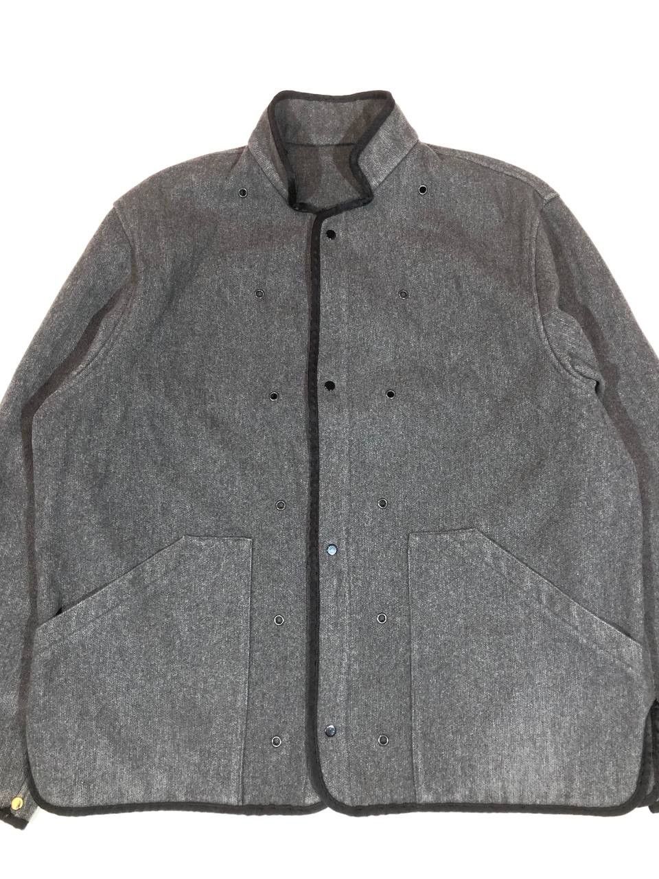 Stone Island × Vintage Vintage Rare Stone Island lining Grey Wool Jacket Size US XL / EU 56 / 4 - 3 Thumbnail