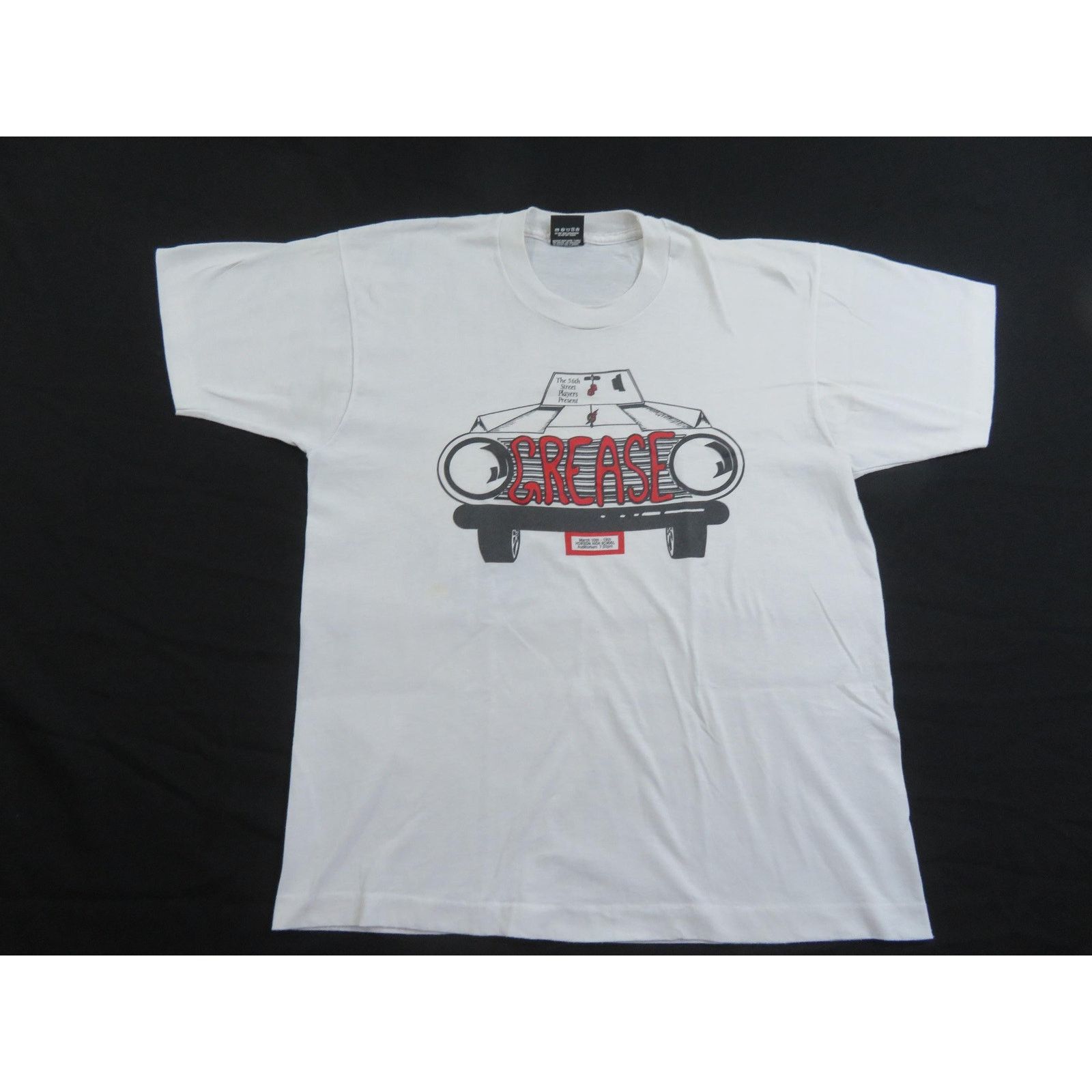 Other Grease Movie Play 50/50 White T-Shirt Sz L 1990s Size US L / EU 52-54 / 3 - 1 Thumbnail