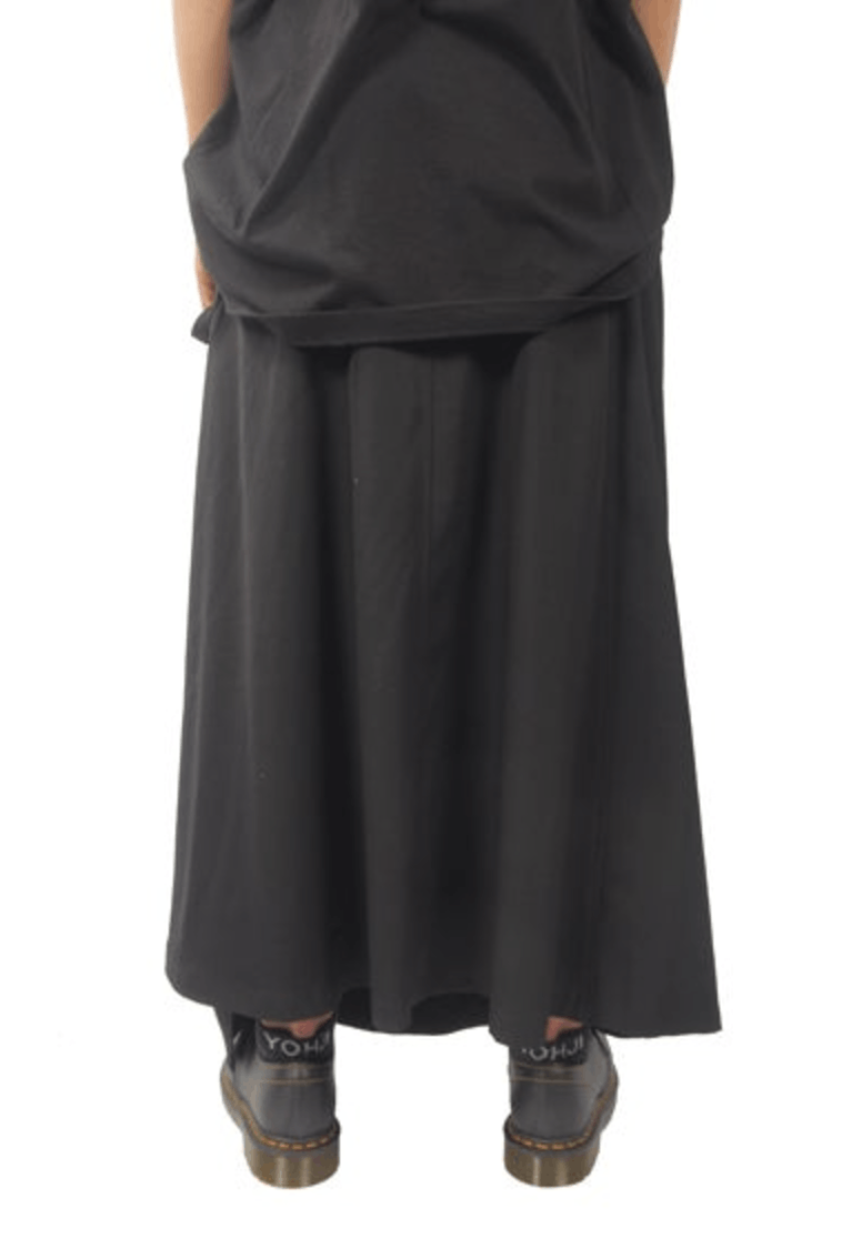 Yohji Yamamoto Yohji Yamamoto Pour Homme - Rayon Front Gathered Skirt Size US 30 / EU 46 - 14 Thumbnail