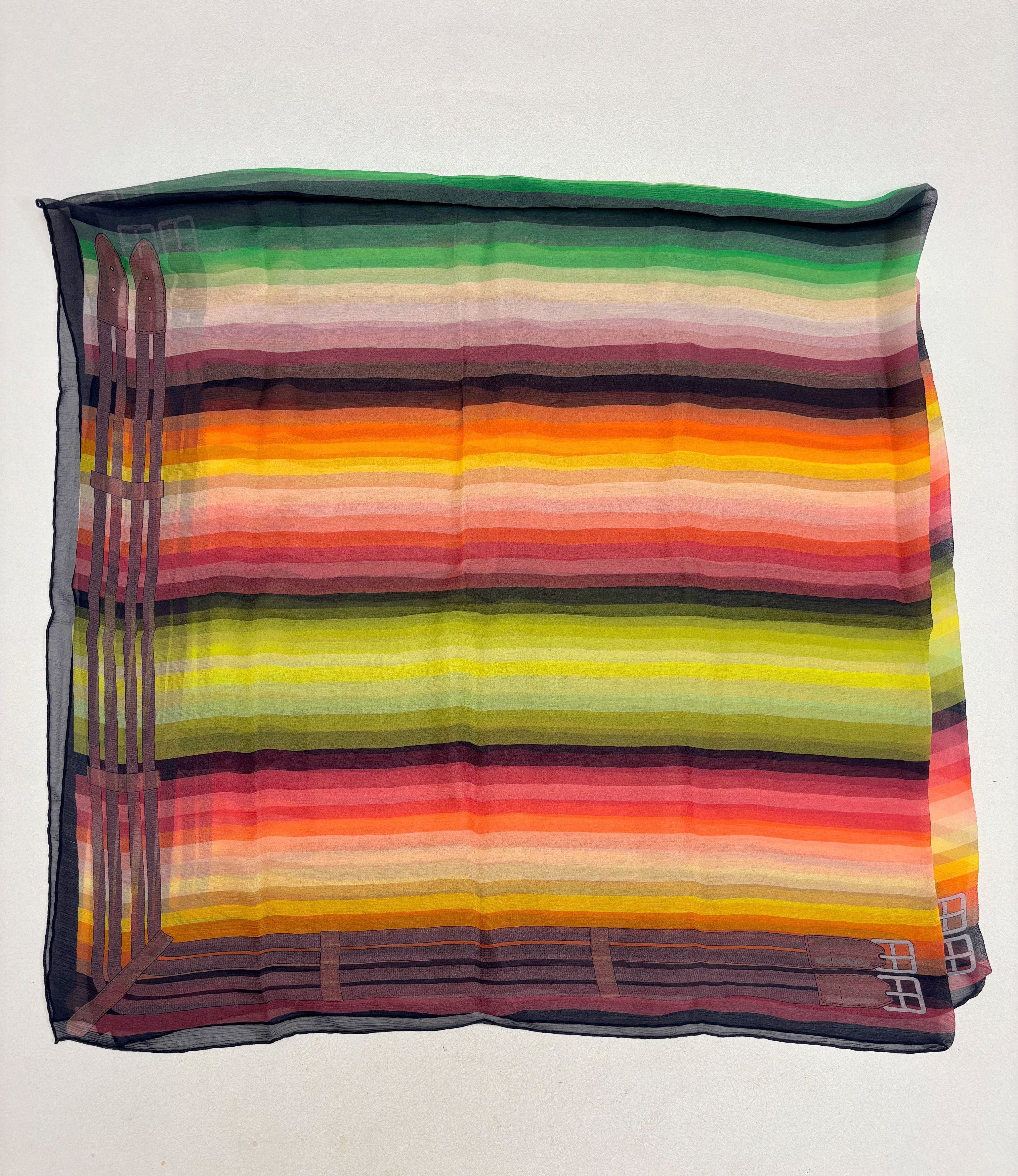 Other HERMÈS Maxi Carré Rayures Mexicaines Size ONE SIZE - 1 Thumbnail