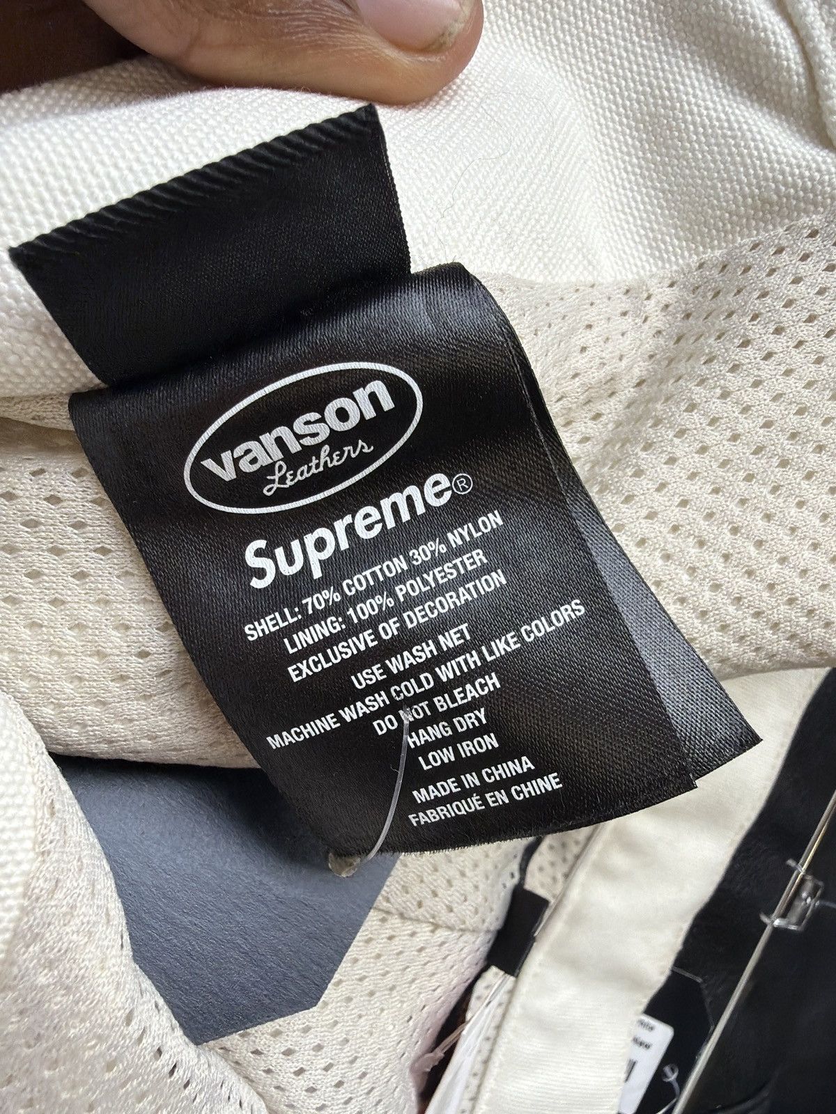 Supreme × Vanson Leathers Supreme Vanson Leathers Cordura Cotton Pant White Size US 34 / EU 50 - 5 Thumbnail