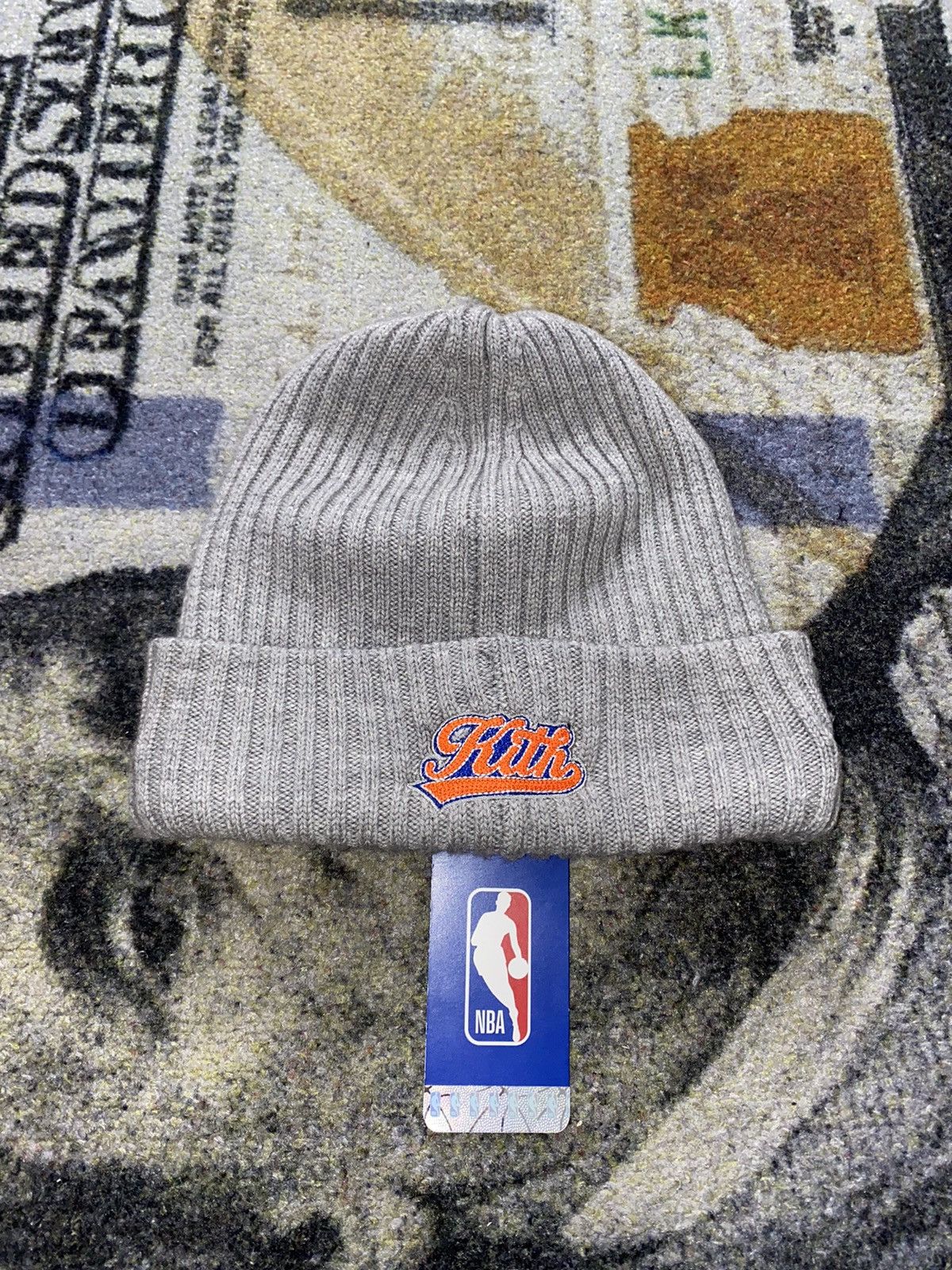 Kith Kith for New York Knicks Court Vision Logo Beanie Size ONE SIZE - 2 Thumbnail