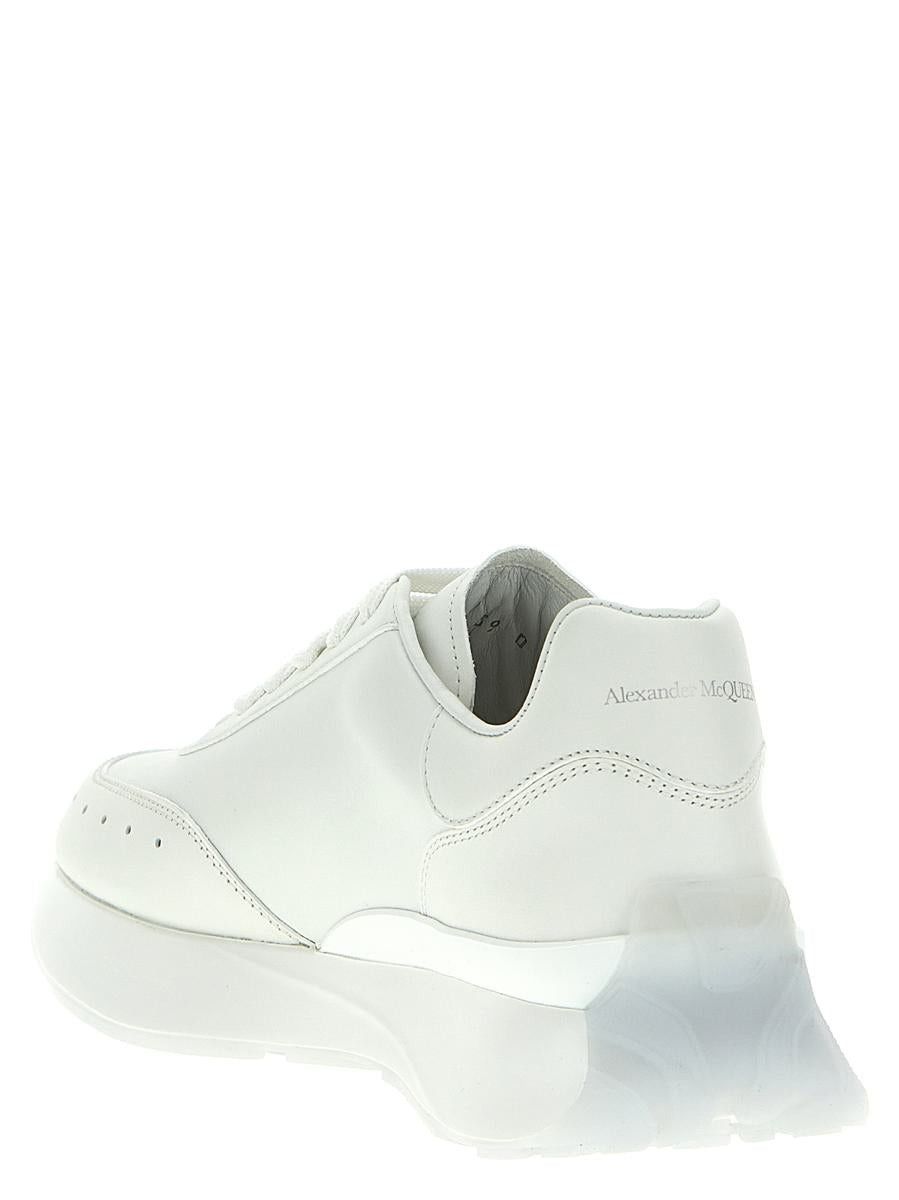 Alexander McQueen o1w1db10925 Sprint Runner in White Size US 4.5 / IT 34.5 - 4 Thumbnail