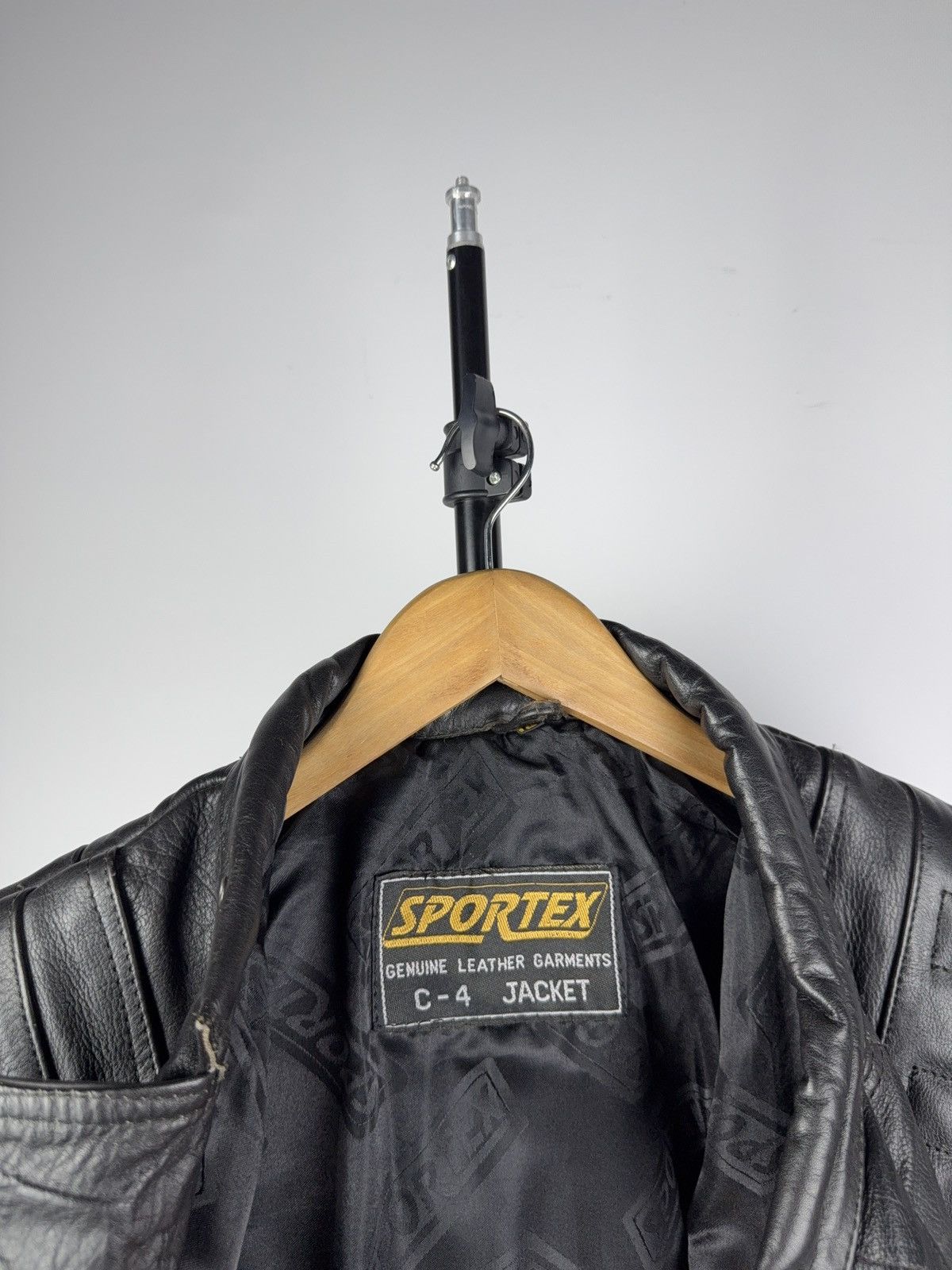 Leather Vntg 00s Heavy Leather Racing MOTO Bomber Jacket Punk Size US S / EU 44-46 / 1 - 19 Thumbnail