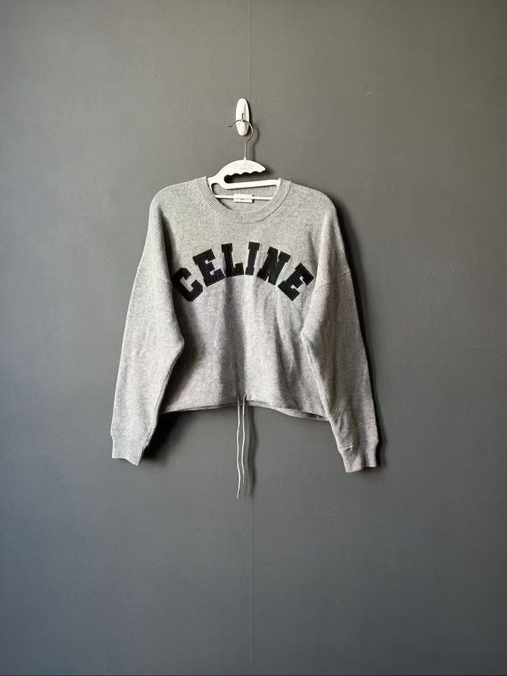 Celine Celine Logo Wool Cashmere Sweater Size M Size M / US 6-8 / IT 42-44 - 1 Thumbnail