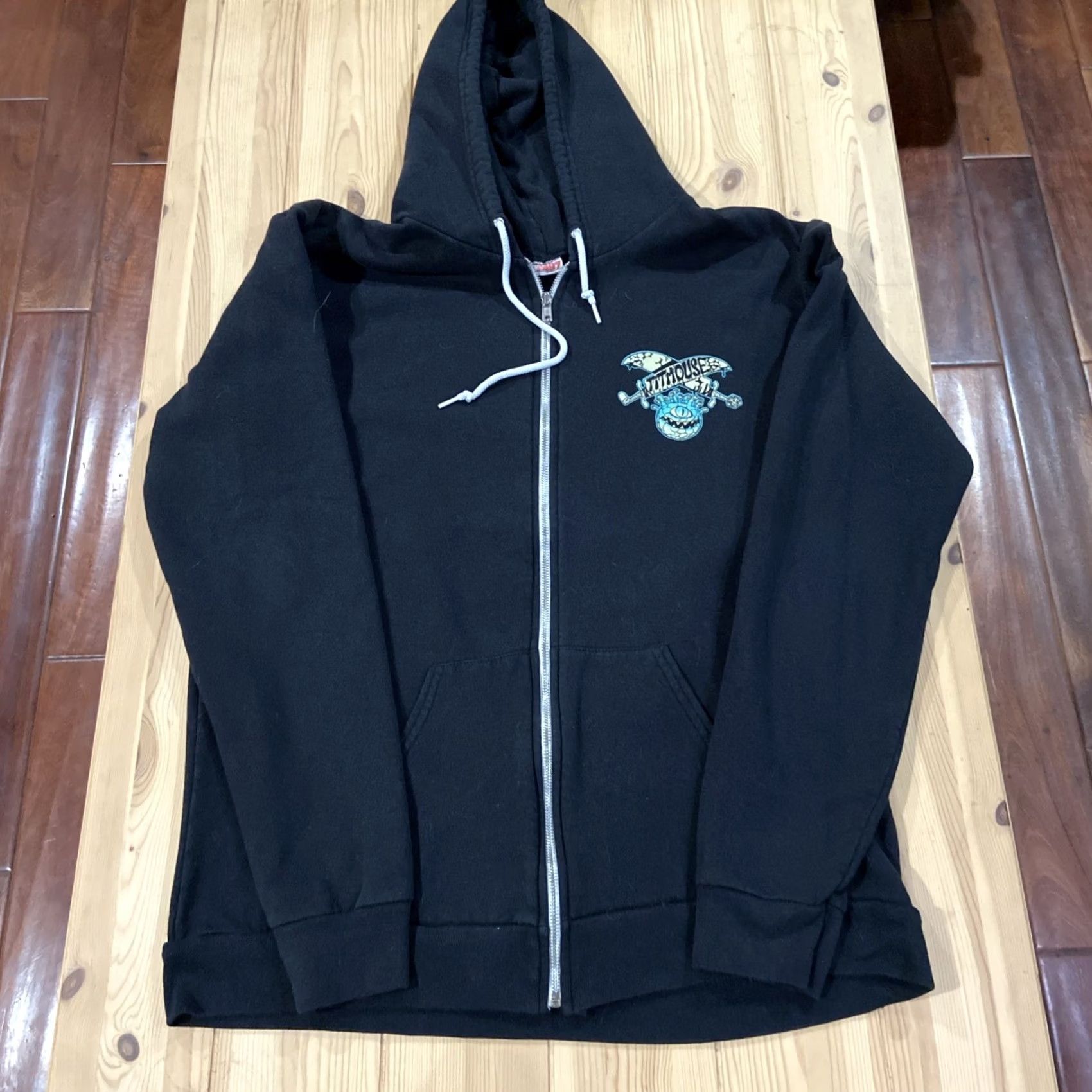 Vintage Titmouse Hoodie Black 2XL Full Zip Up DnD Band Of Bugbears Mens Size US XXL / EU 58 / 5 - 3 Thumbnail