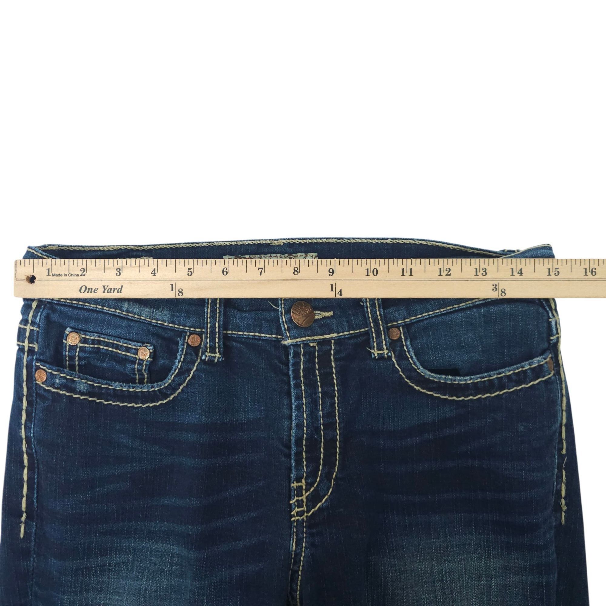 BKE BKE Buckle Drew Boot Cut Jeans Womens Size 28 READ Distresse Size 30" / US 8 / IT 44 - 3 Thumbnail