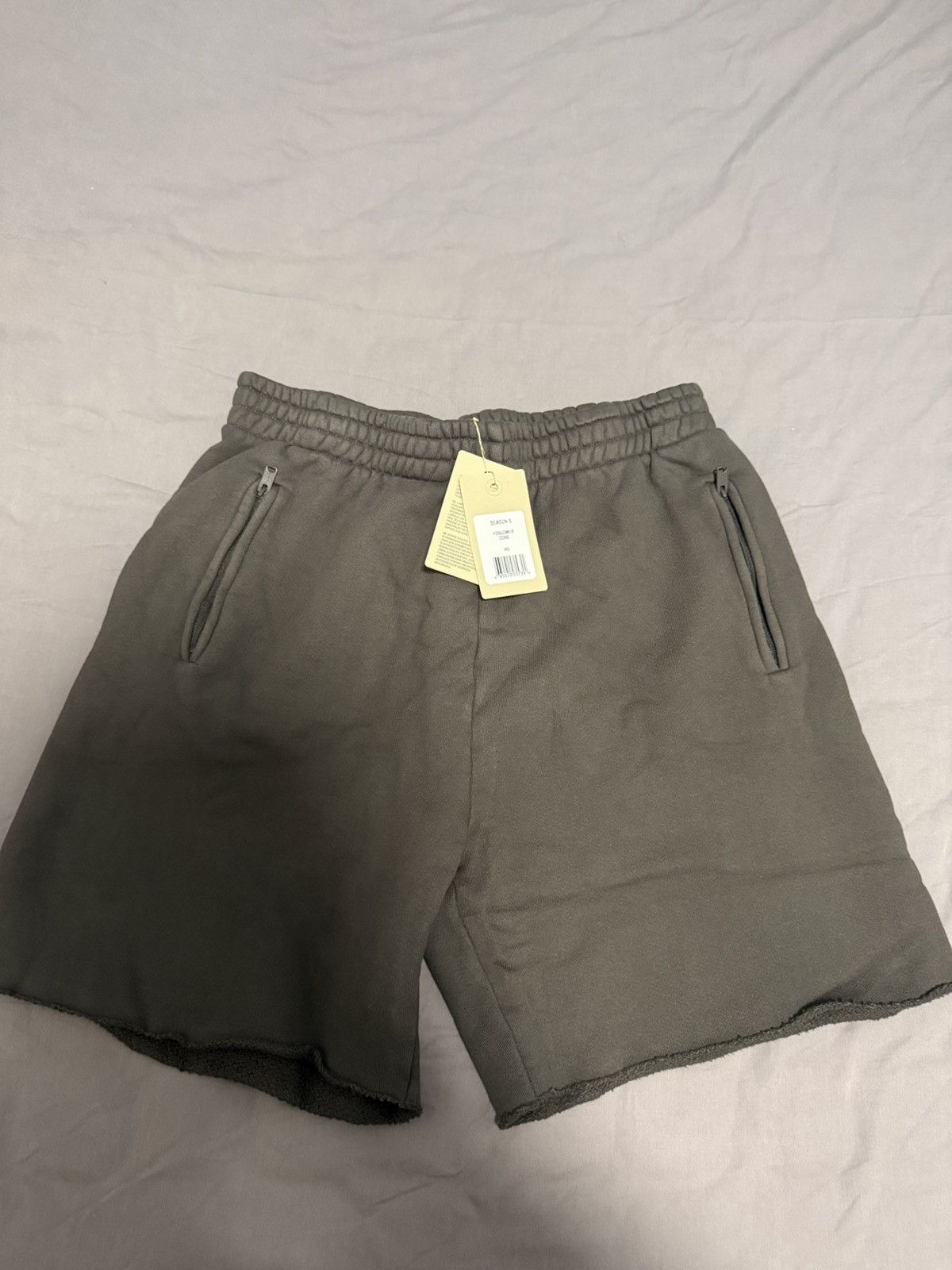 yeezy season 6 shorts sweatshort core