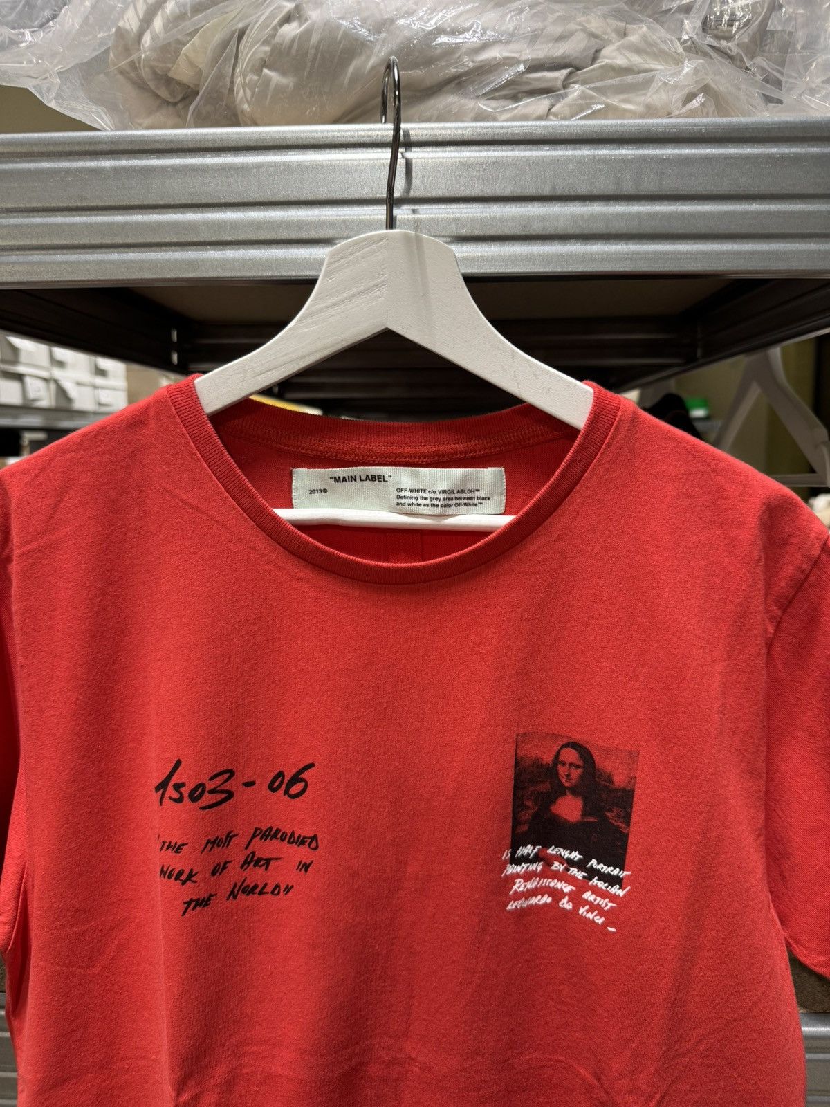 Off-White Off-White Mona Lisa T-Shirt NEW 500$ Size US S / EU 44-46 / 1 - 3 Thumbnail