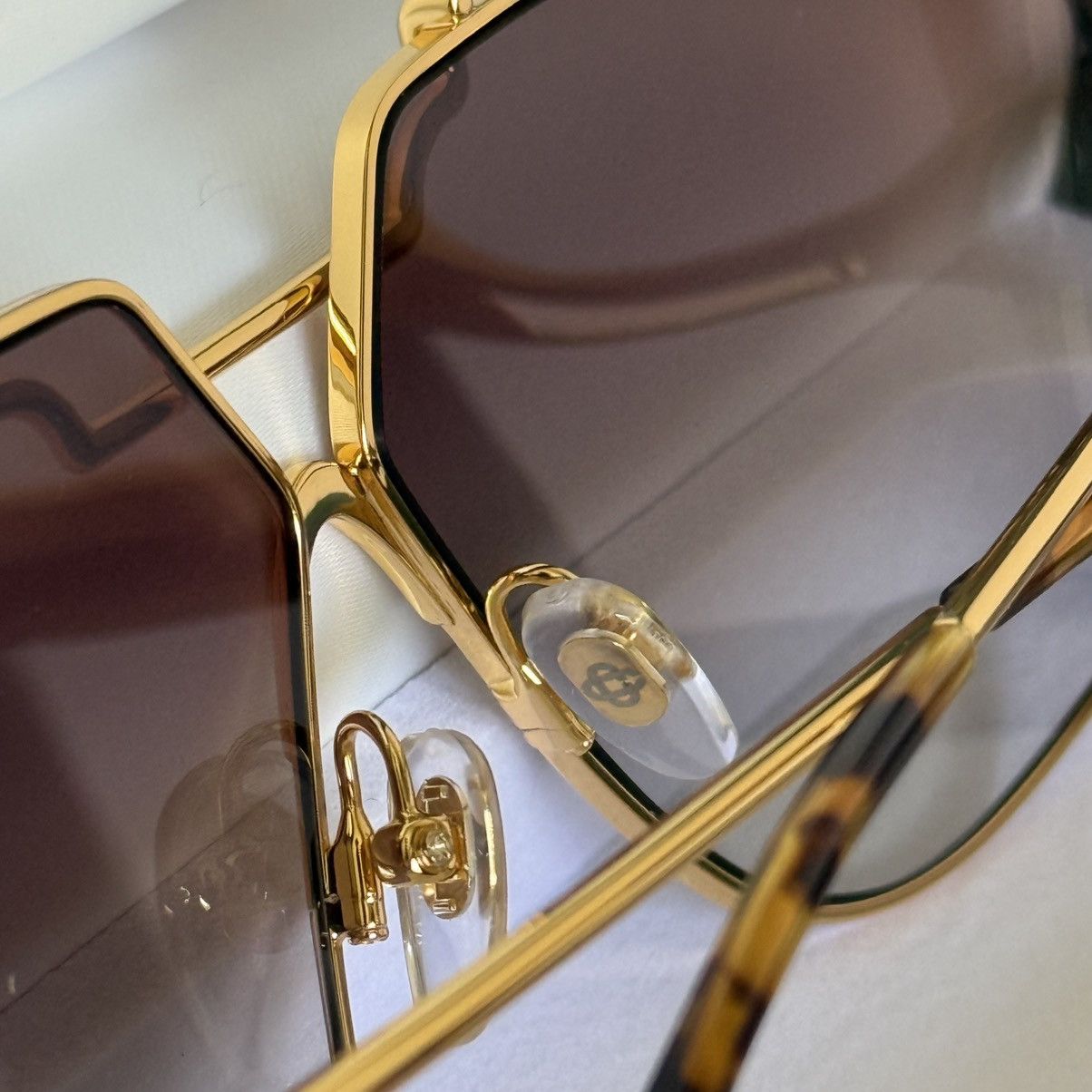 Casablanca Casablanca Stainless Steel Aviator Sunglasses Size ONE SIZE - 6 Thumbnail