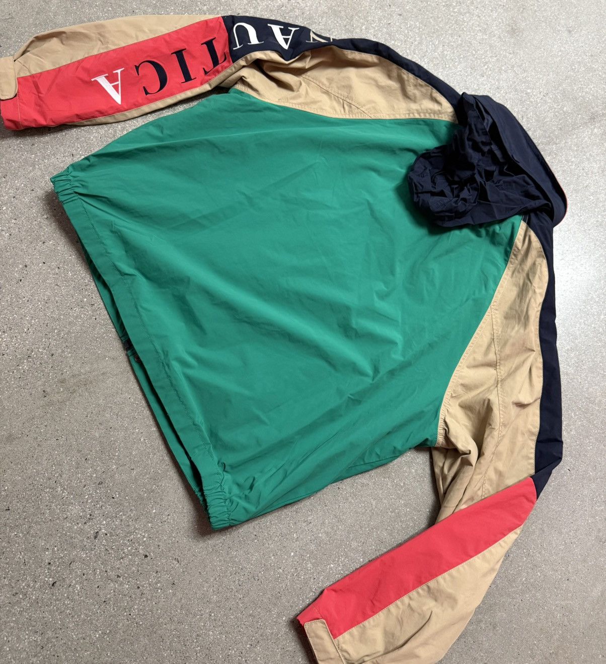 Nautica Nautica Reissue Nylon Colorblocked Jacket J Class Size US XL / EU 56 / 4 - 7 Thumbnail