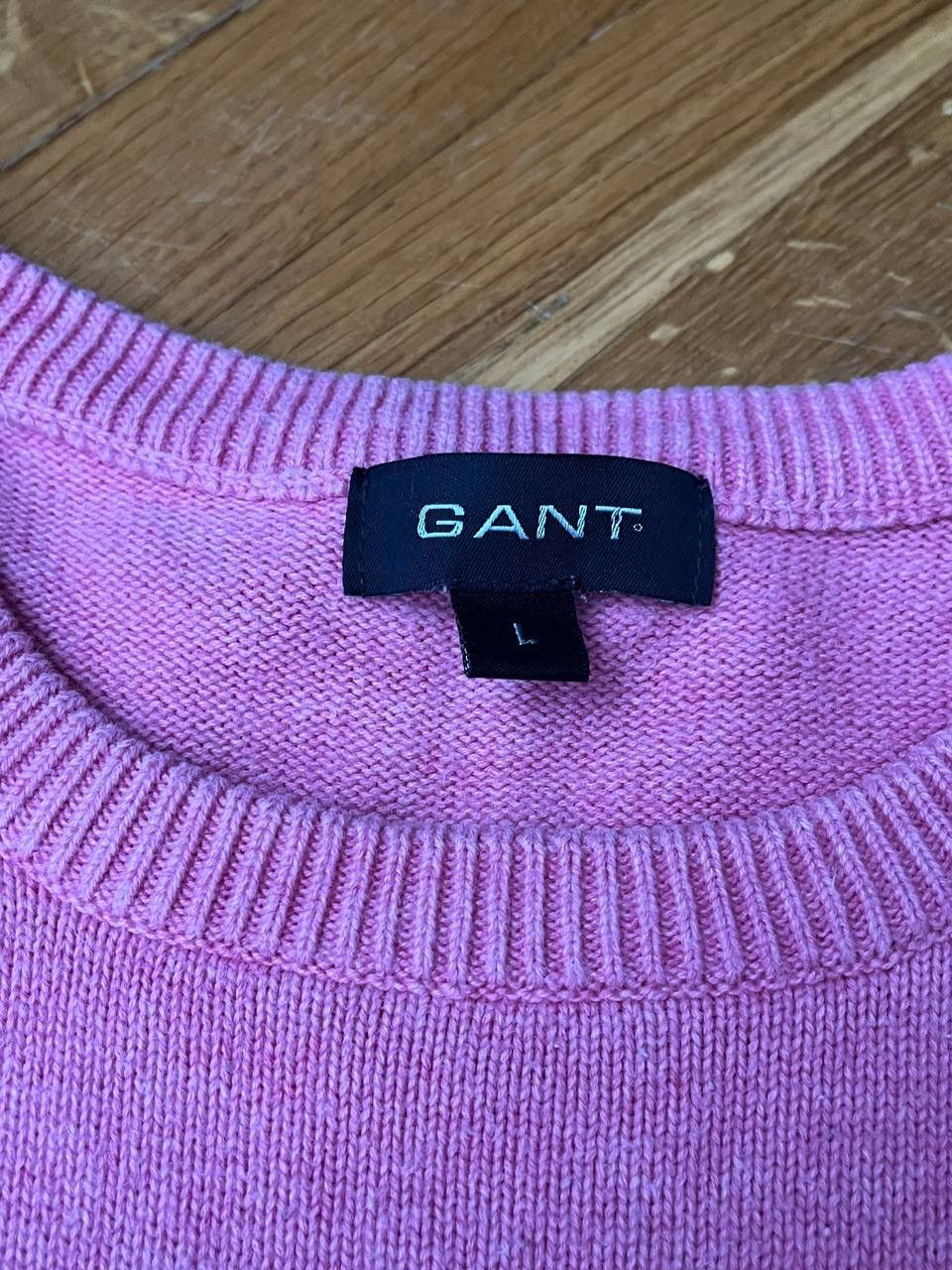 Gant Gant y2k pink sweater Size US L / EU 52-54 / 3 - 3 Thumbnail
