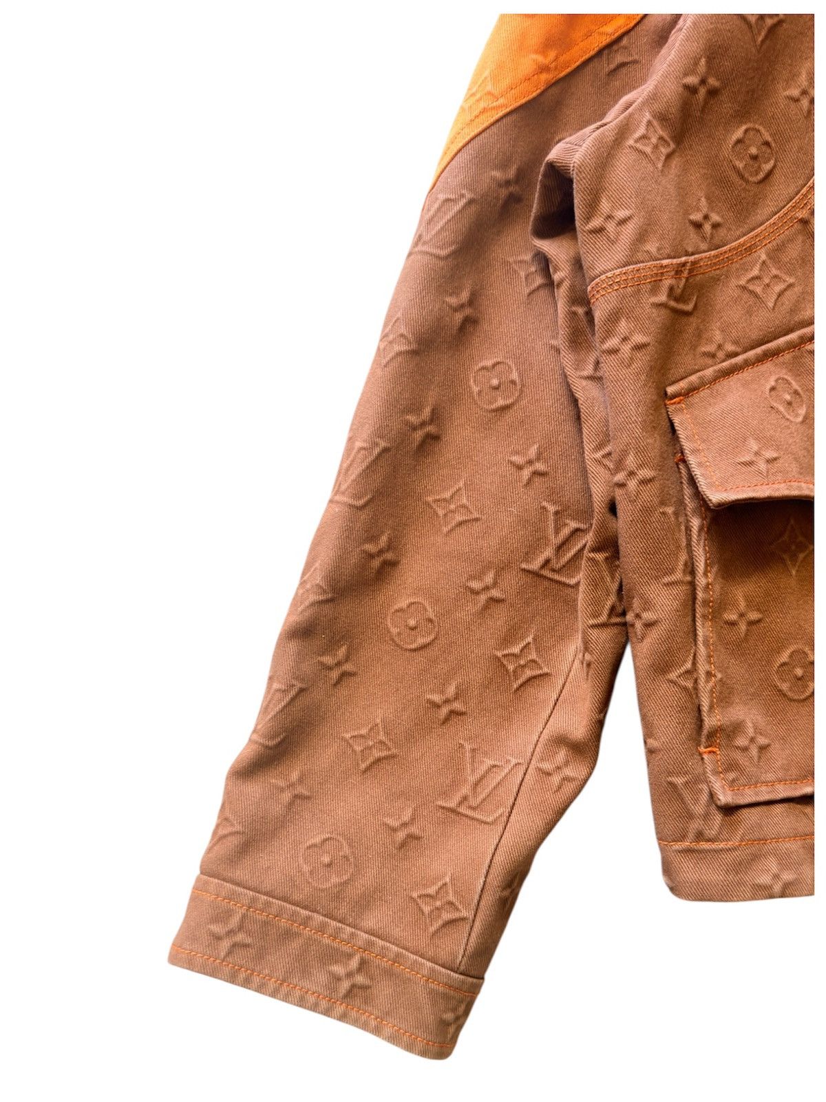 Louis Vuitton Louis Vuitton Carpenter 50 Hooded Denim Jacket 3D Monogram Size US M / EU 48-50 / 2 - 6 Thumbnail