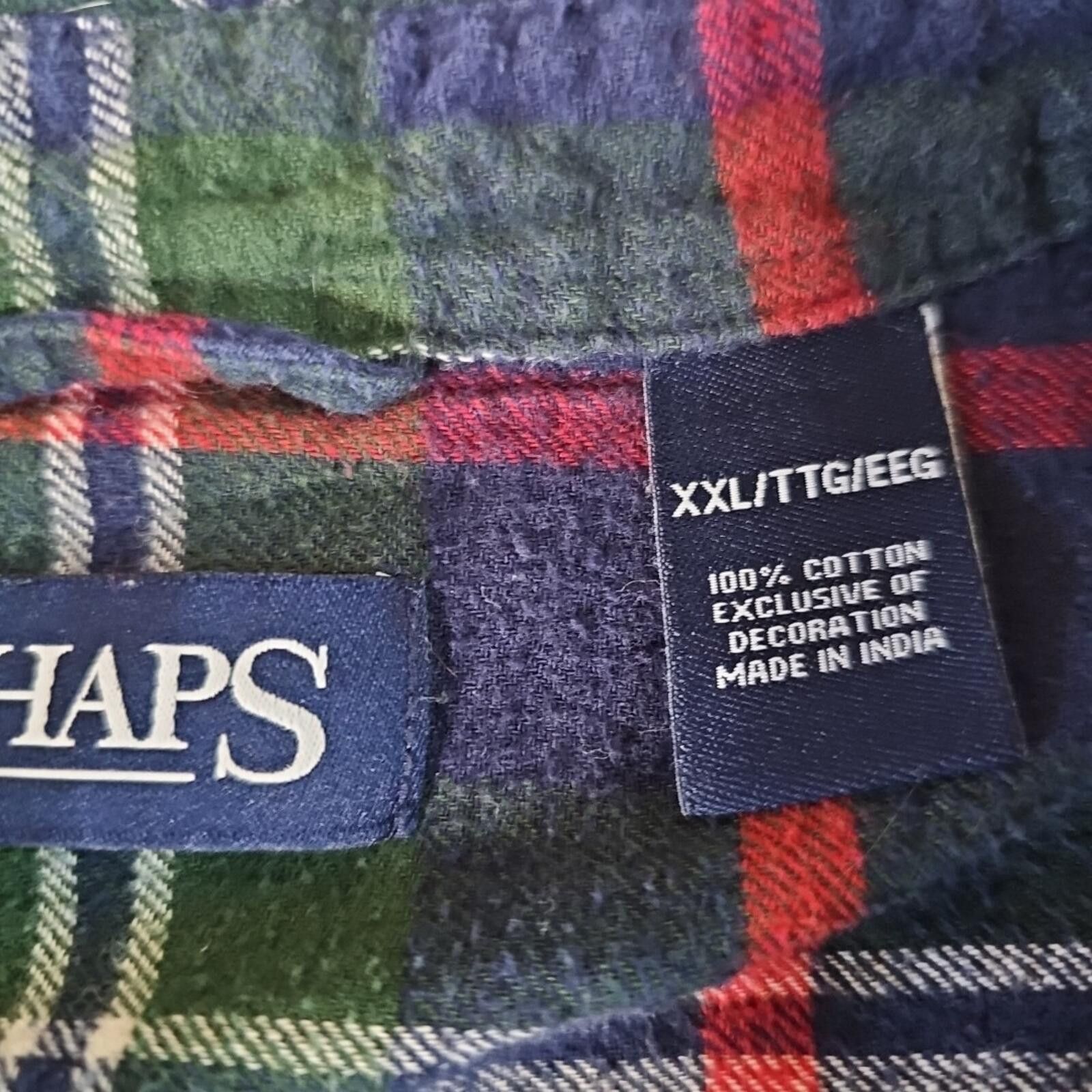 Chaps Chaps XXL Flannel Shirt Size US XXL / EU 58 / 5 - 4 Thumbnail