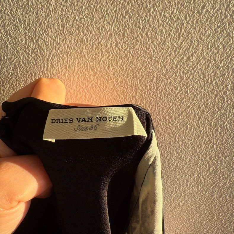 Dries Van Noten dries van noten size:36 Printed shirt Size US XXS / EU 40 - 3 Thumbnail
