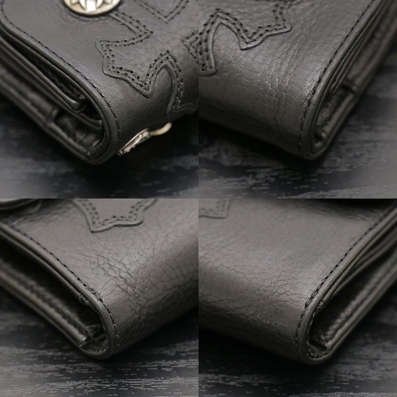 Chrome Hearts Chrome Hearts Cross Patch Wave Wallet Size ONE SIZE - 9 Thumbnail