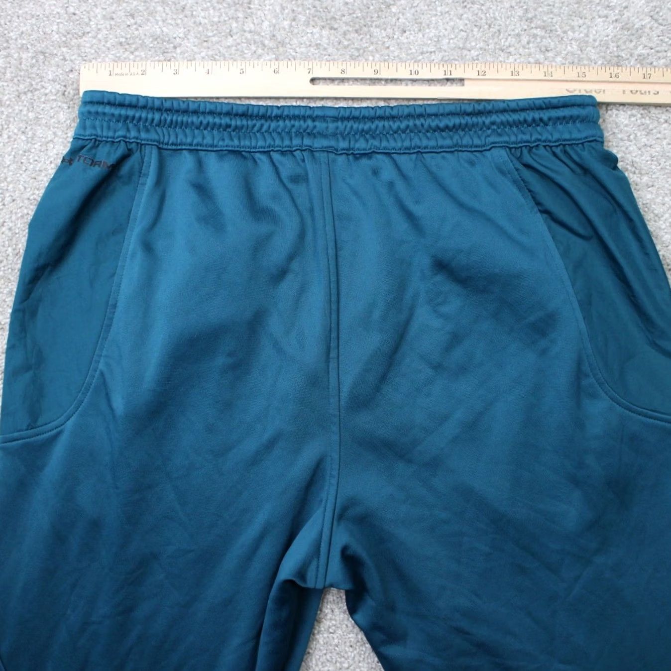 Under Armour Under Armour Storm Pants Mens Large Blue Jogger Tapered 30in Inseam Activewear Sweatpants Size US 33 - 6 Thumbnail