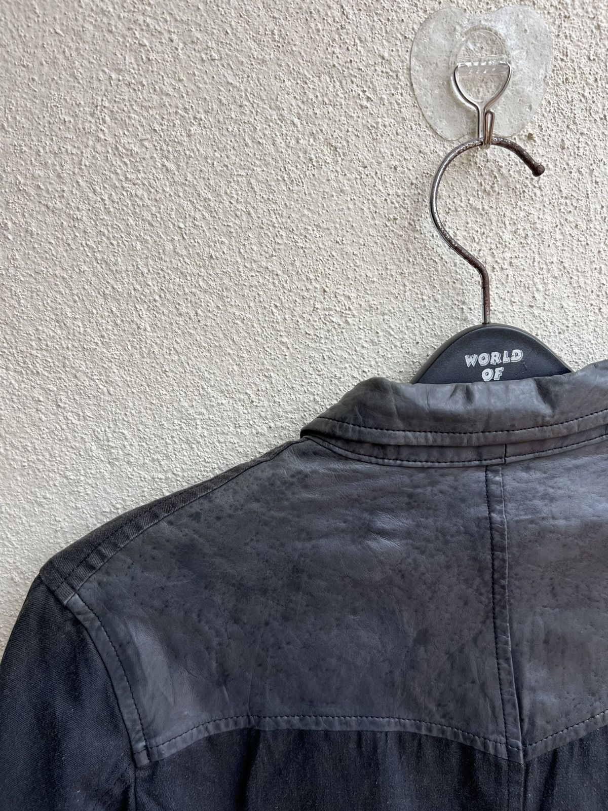 Redmoon Red Moon Japan Hybrid Leather Waxed Coat Jacket Size US S / EU 44-46 / 1 - 15 Thumbnail