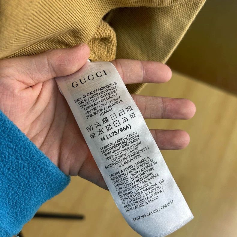 Gucci Gucci Camel-colored printed hooded sweatshirt 2501-Nextarro Size US M / EU 48-50 / 2 - 4 Thumbnail