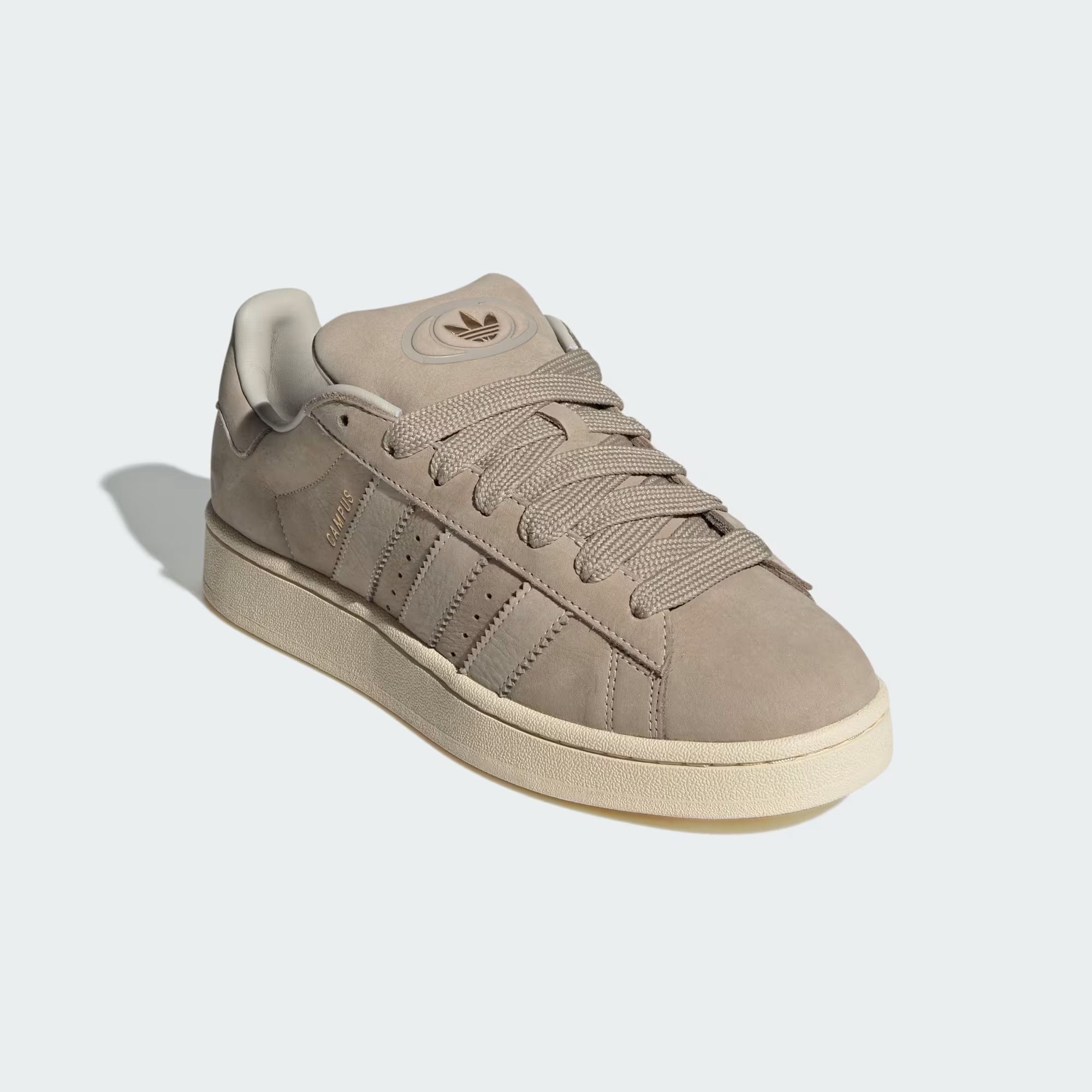 Adidas o1mle0426 Campus Low-Top Sneakers in Beige Size US 12.5 / EU 45-46 - 4 Thumbnail