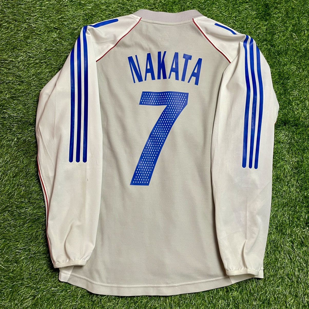 NAKATA 7 Japan Home 2002-2003 Longsleeve Adidas Japan Away World