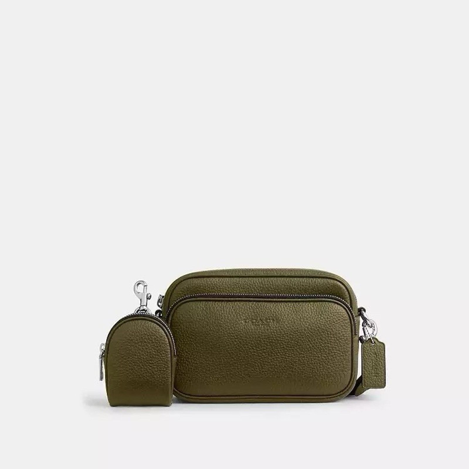 Coach NWT Coach Finlay Crossbody Bag CDB24 Silver/Olive leather Size ONE SIZE - 7 Thumbnail