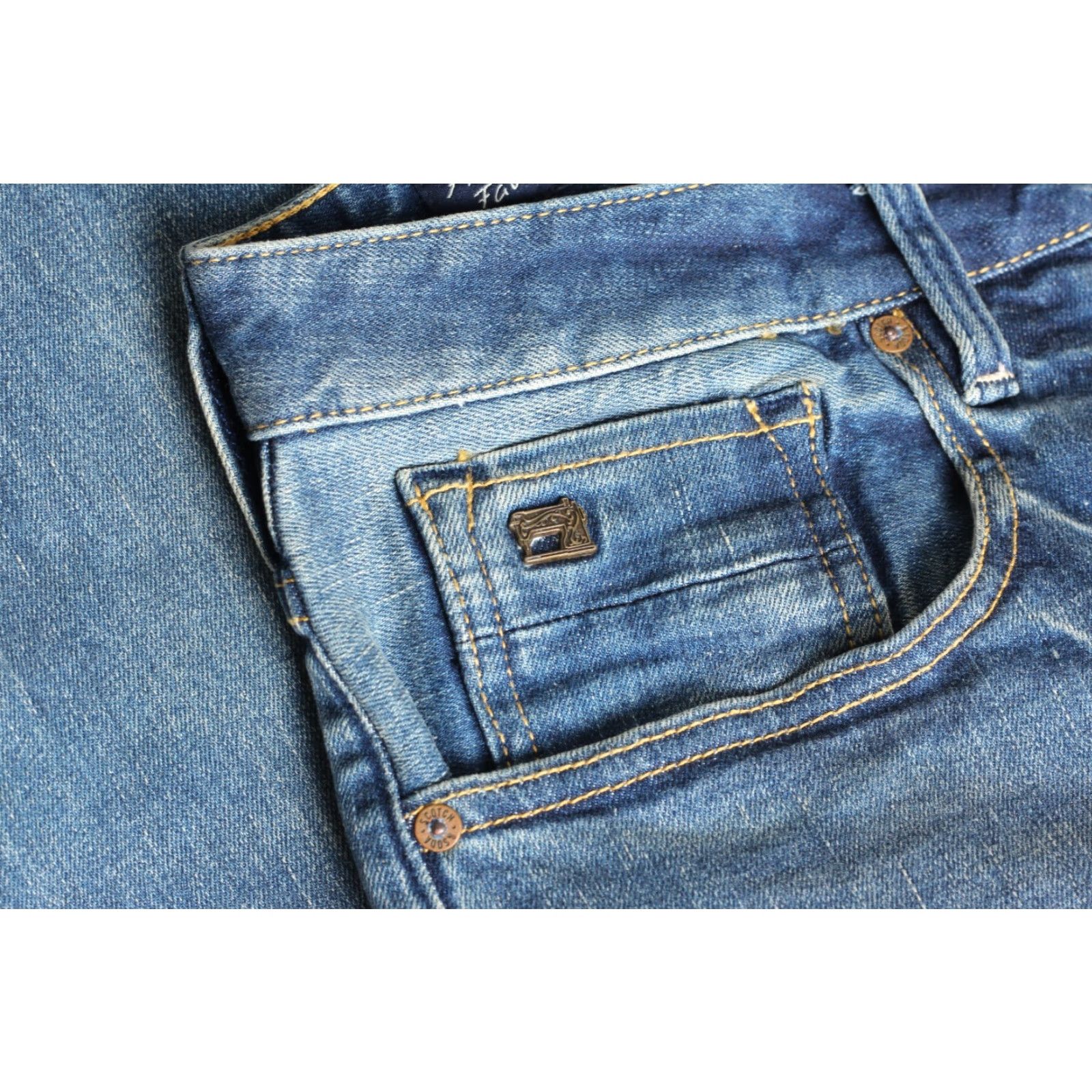 Scotch & Soda SCOTCH & SODA RALSTON Jeans Men Slim Tapered Stretch W32 L30 5-Pocket Blue DZ7547 Size US 32 / EU 48 - 6 Thumbnail