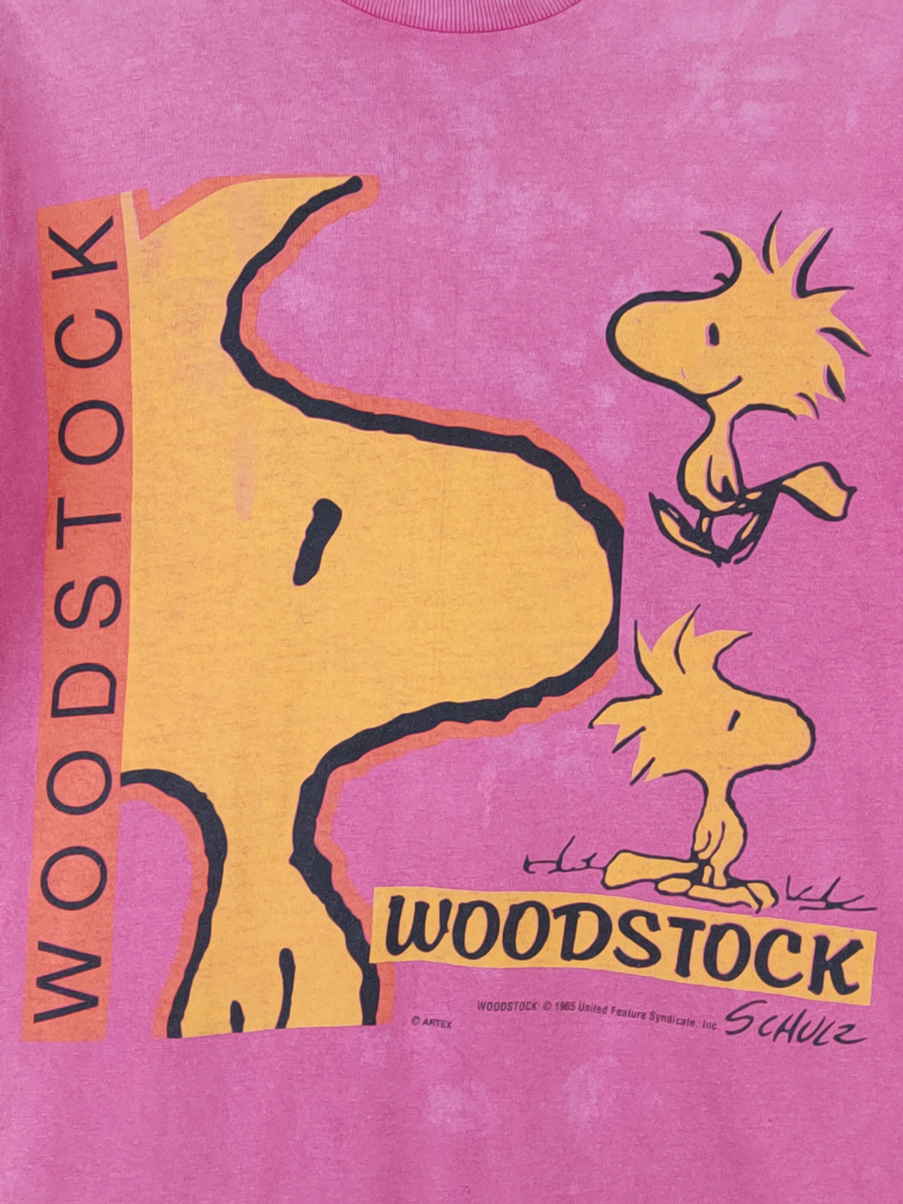 Band Tees 1965 Woodstock pink faded vintage tee #S2301 Size US M / EU 48-50 / 2 - 4 Thumbnail