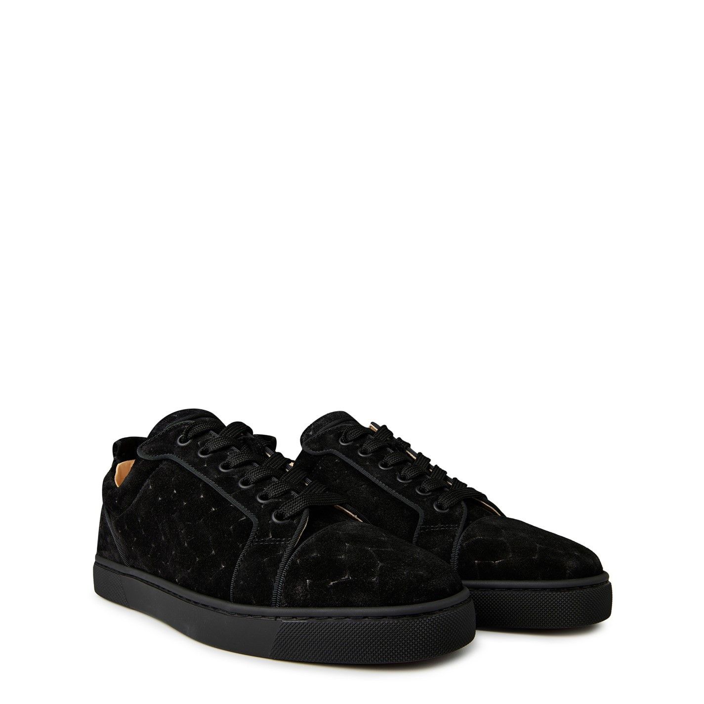 Christian Louboutin Louis Junior Braided Suede Sneakers Size US 8.5 / EU 41-42 - 4 Thumbnail