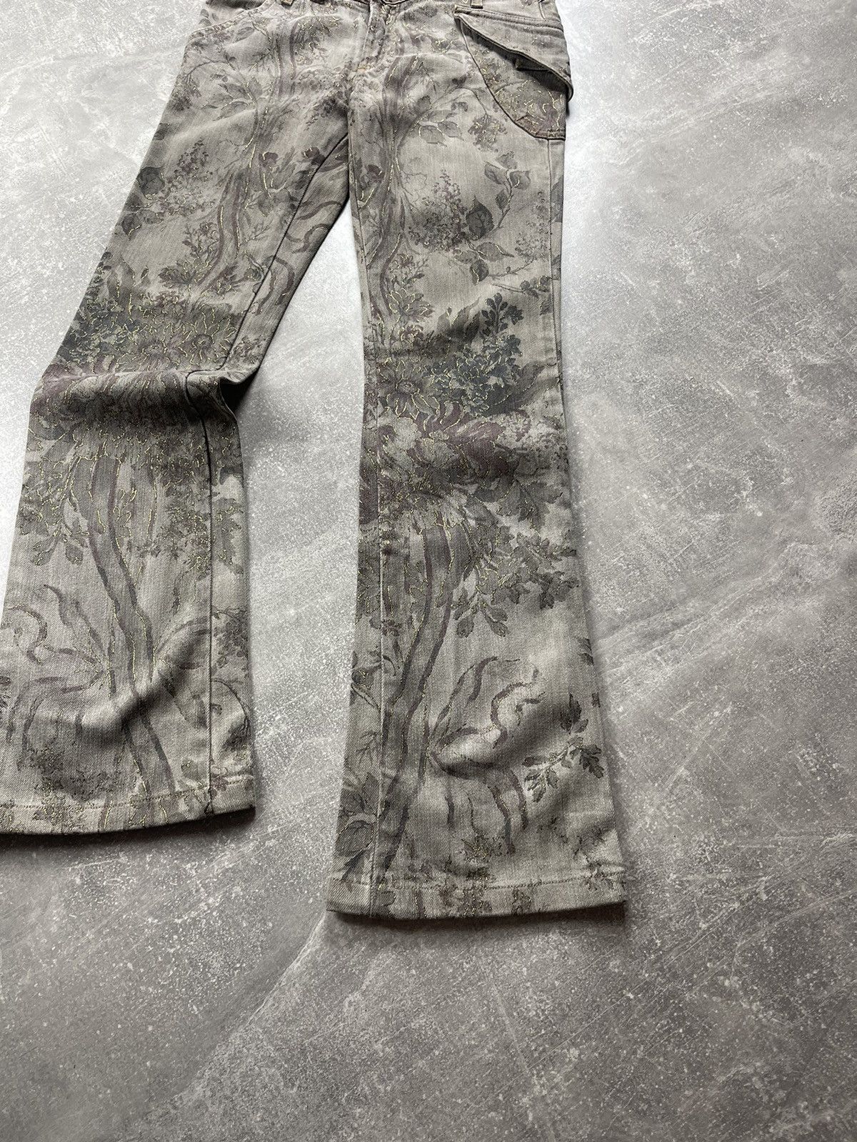 Just Cavalli Roberto Cavalli Just Cavalli Floral Printed Jeans Size 26" / US 2 / IT 38 - 3 Thumbnail