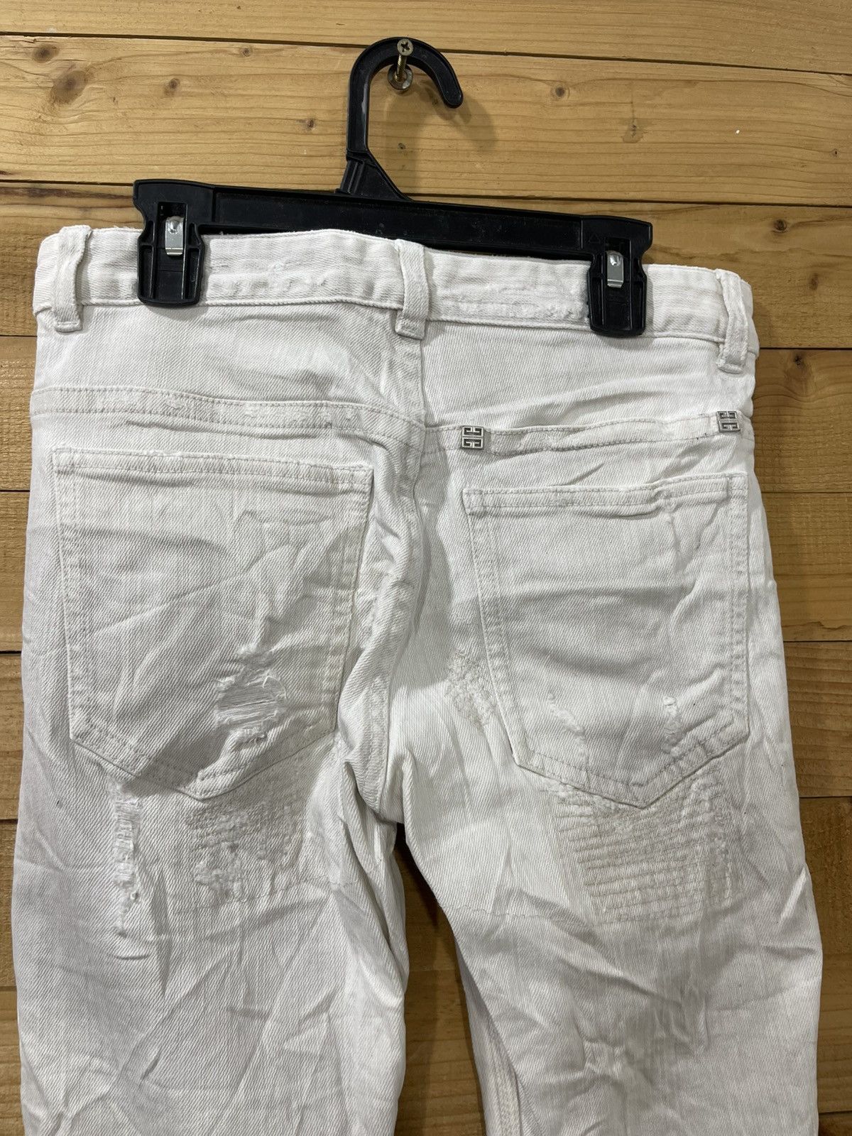 Givenchy Vintage givenchy design distressed skinny jeans Size 27" / US 4 / IT 40 - 8 Thumbnail