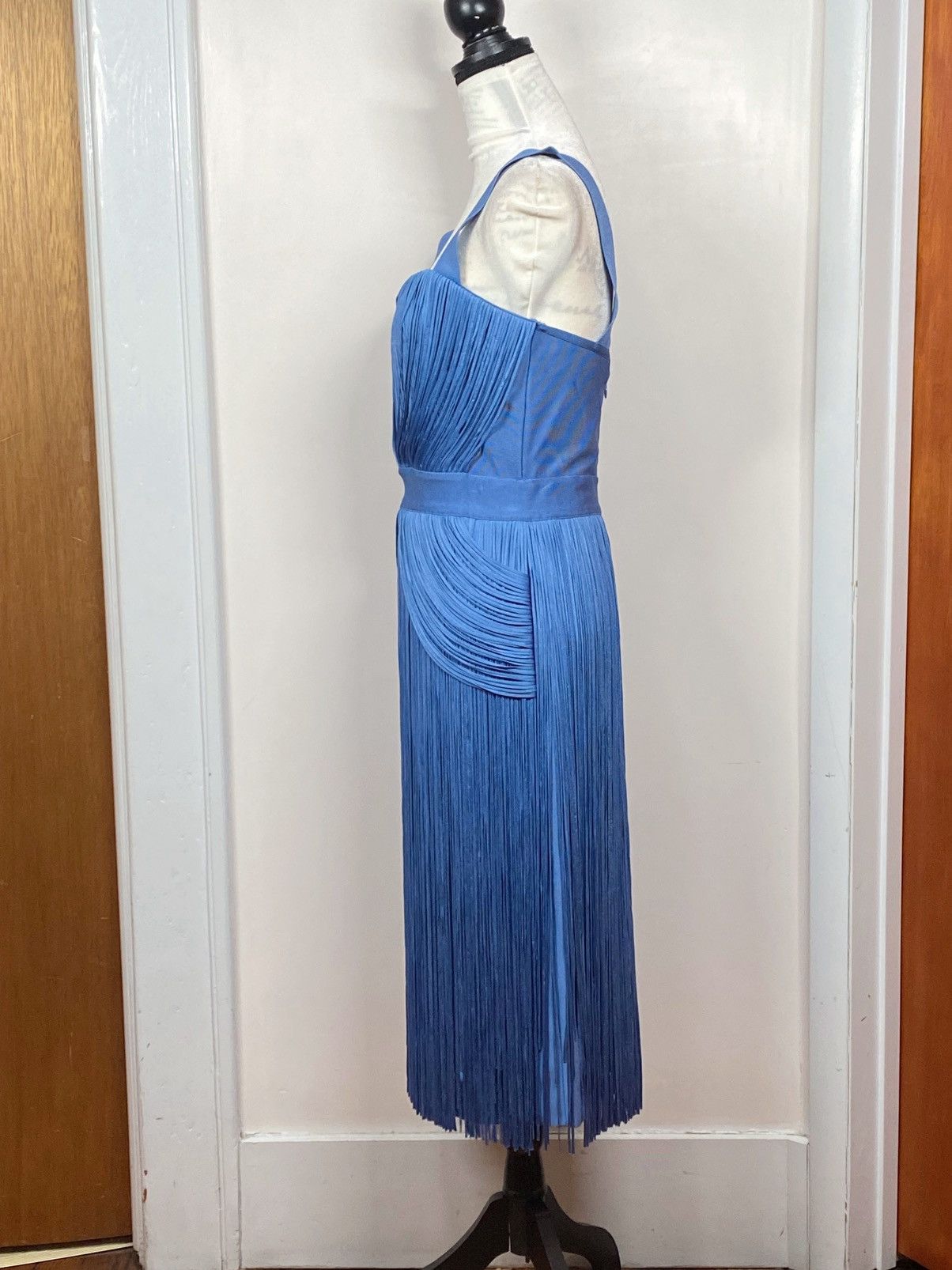 Herve Leger Hervé Léger Marion Fringe Dress size L Size L / US 10 / IT 46 - 11 Thumbnail