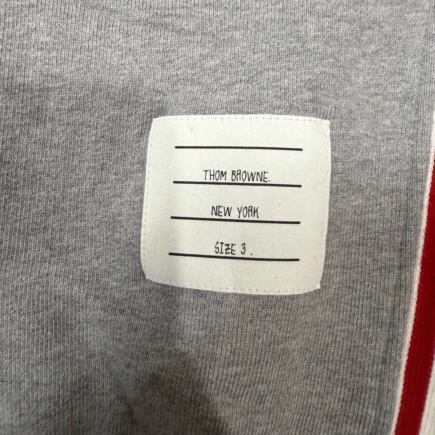 Thom Browne Thom Browne TB gray side stripe sweatpants 3 99 New Size US 32 / EU 48 - 4 Thumbnail