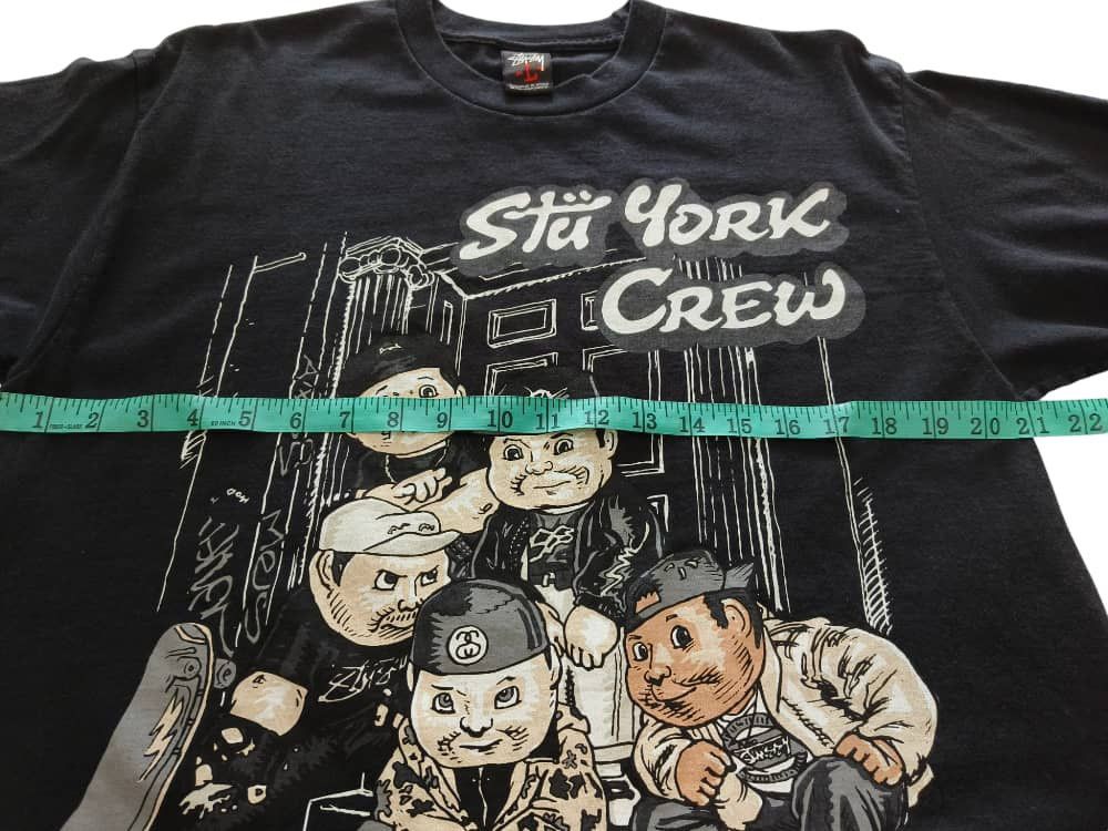 Stussy Stussy x Pound (StuYork Crew) Shirt Short Sleeve Black Size US L / EU 52-54 / 3 - 5 Thumbnail