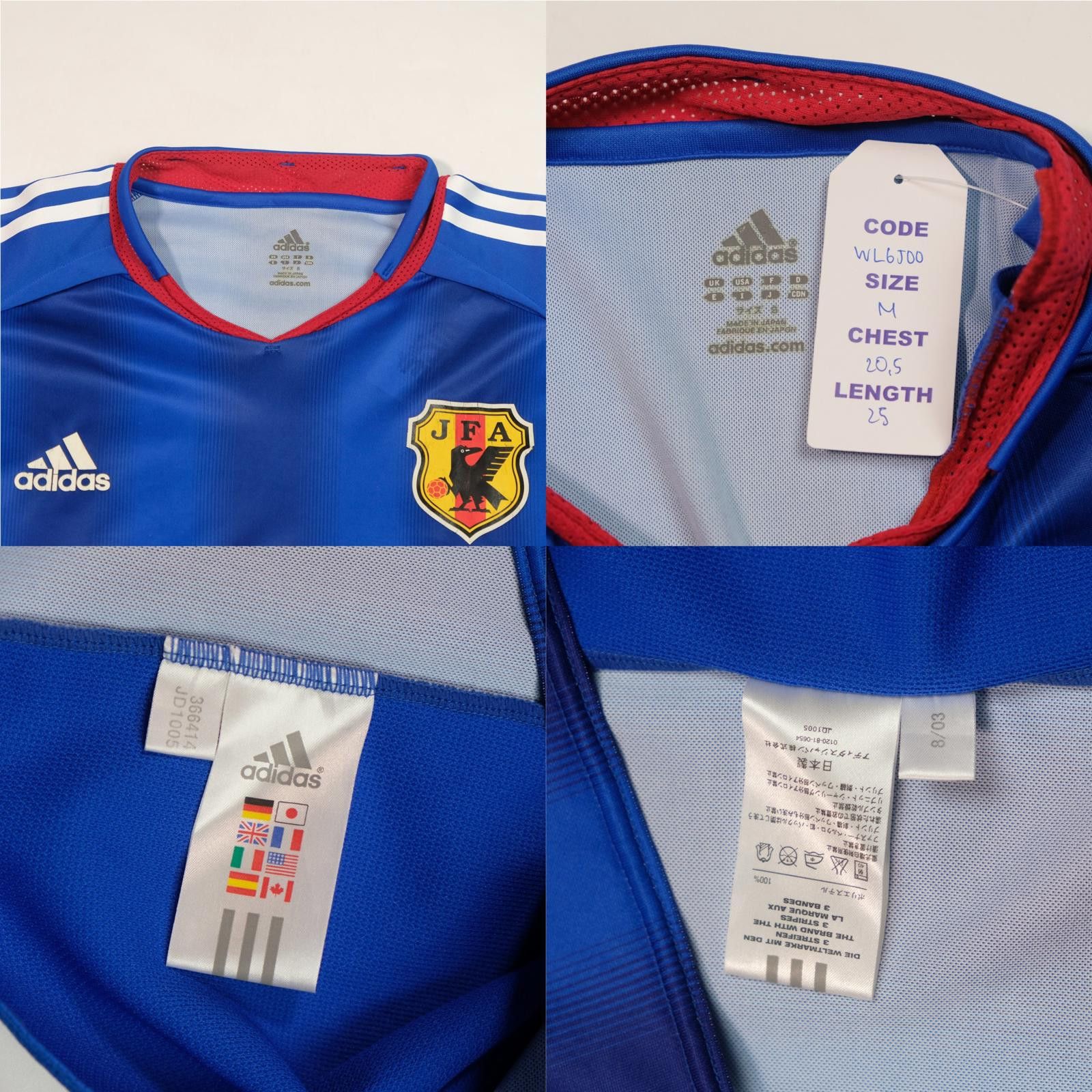 Adidas 2004/06 Japan Home Shirt (M) Size US M / EU 48-50 / 2 - 4 Thumbnail