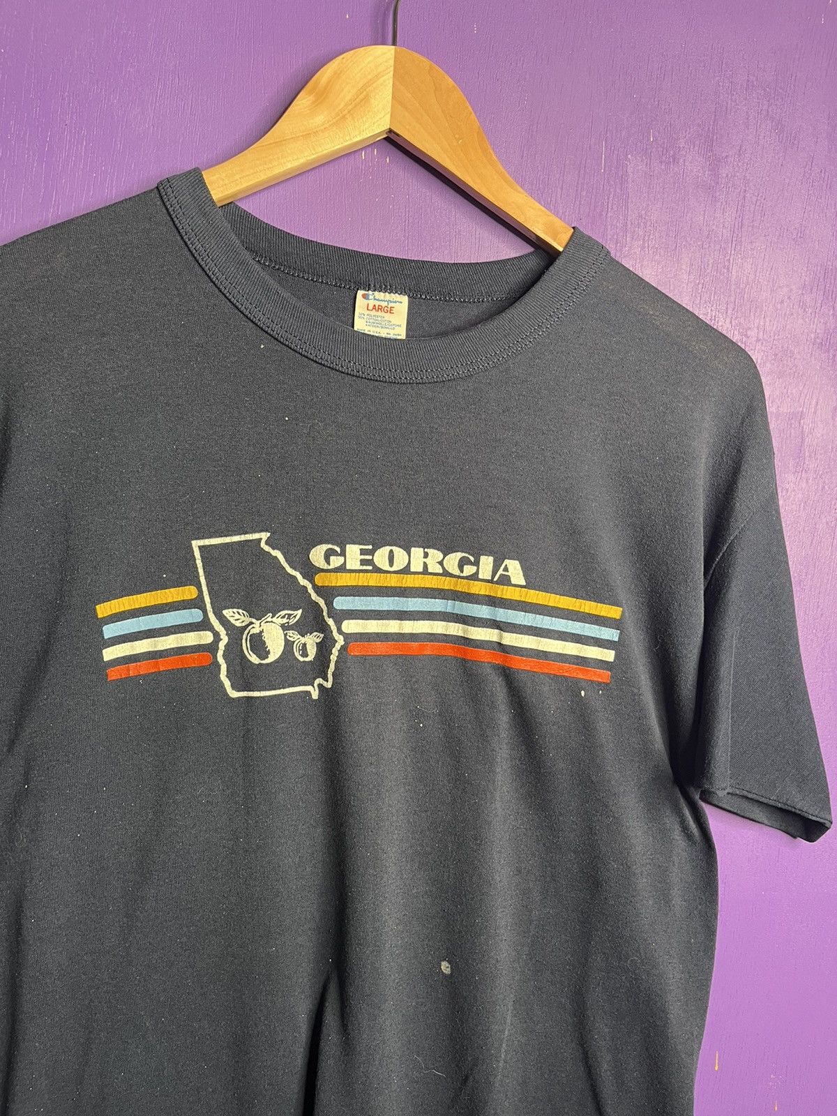 Champion × Vintage Vintage 80s champion Georgia state t-shirt Size US M / EU 48-50 / 2 - 3 Thumbnail