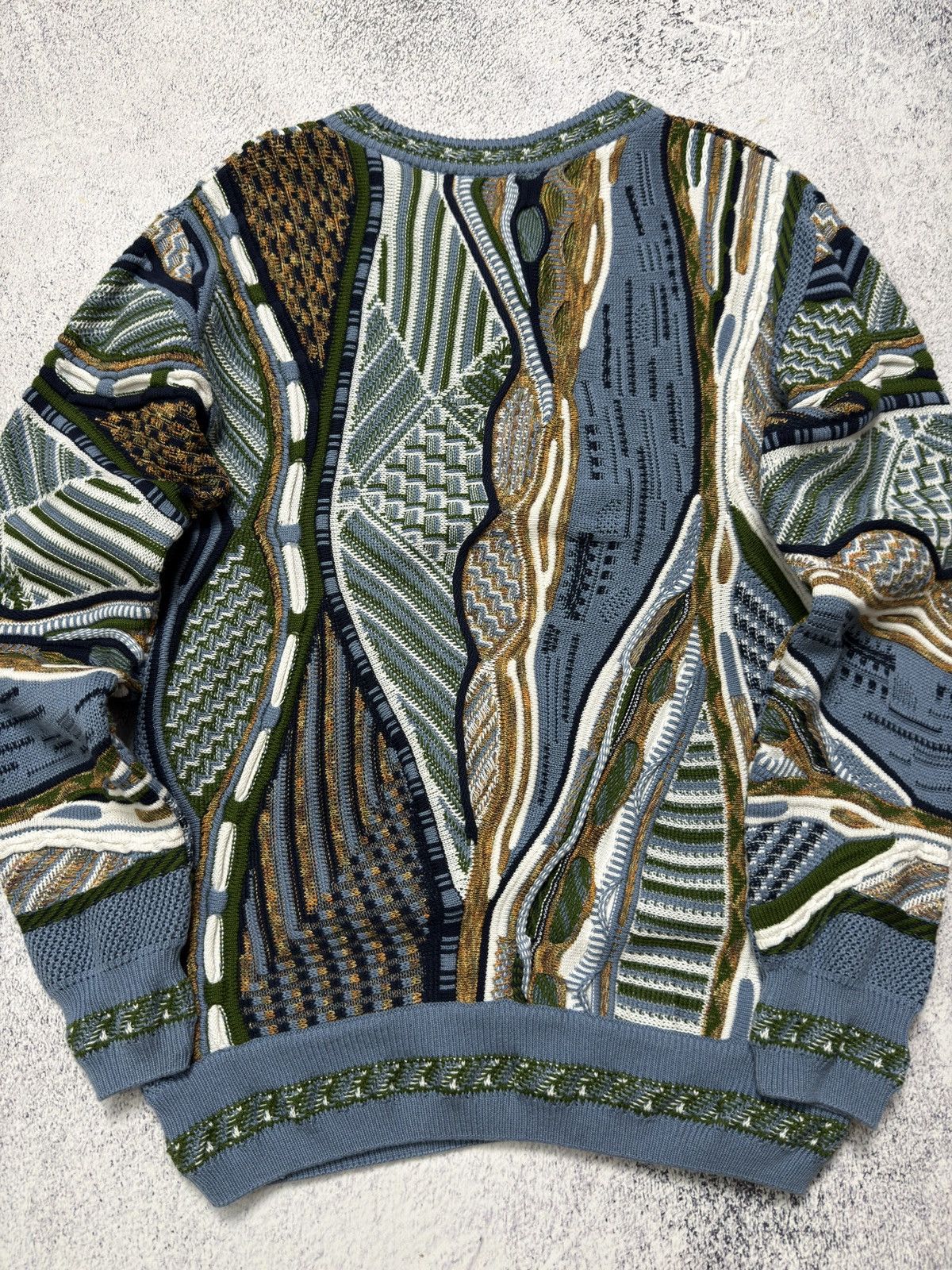 Carlo Colucci 🔥VINTAGE CARLO COLUCCI COOGI STYLE 3D KNIT SWEATER Size US L / EU 52-54 / 3 - 10 Thumbnail