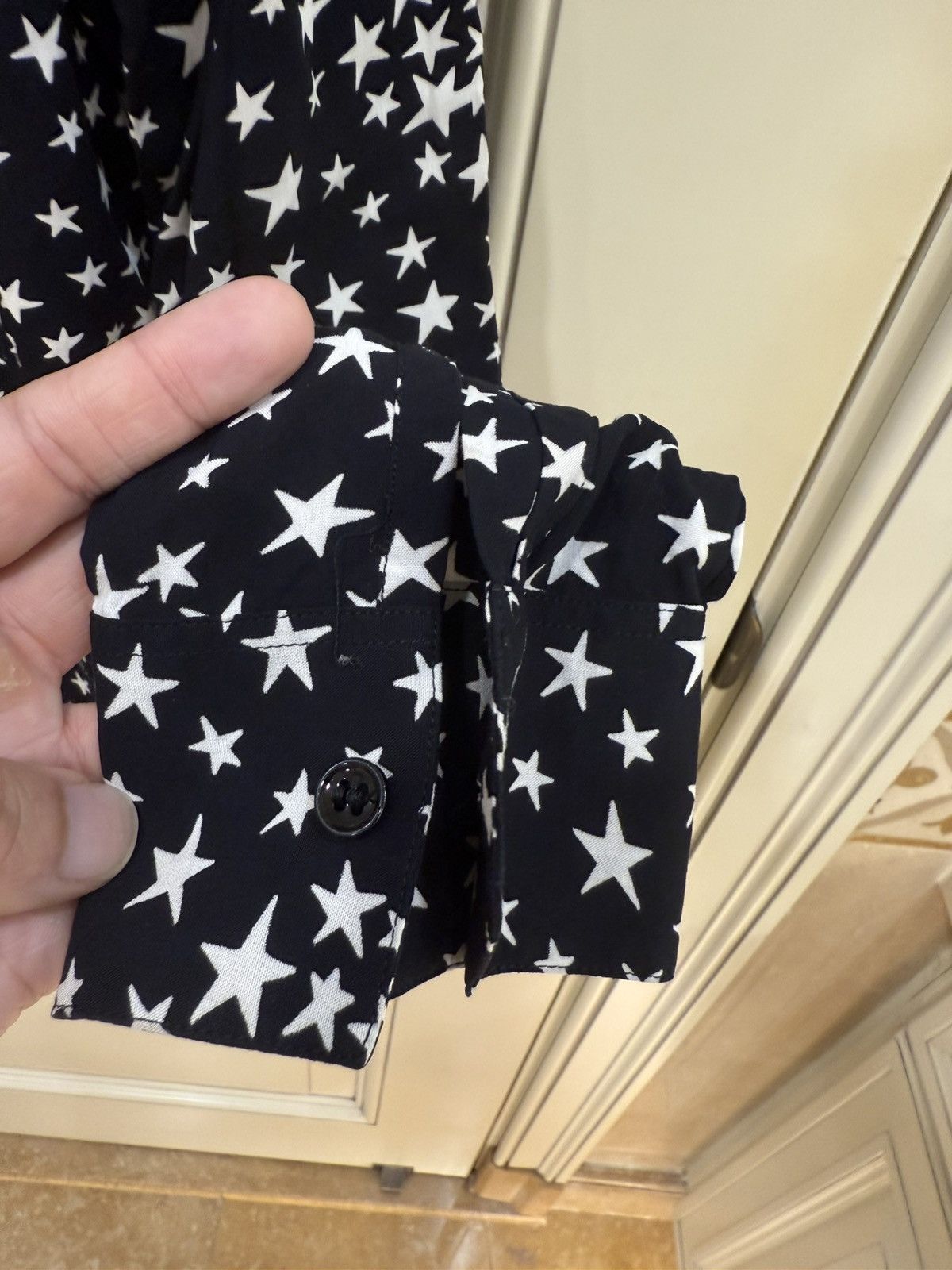 Saint Laurent Paris star print shirt size39 Size US M / EU 48-50 / 2 - 8 Thumbnail