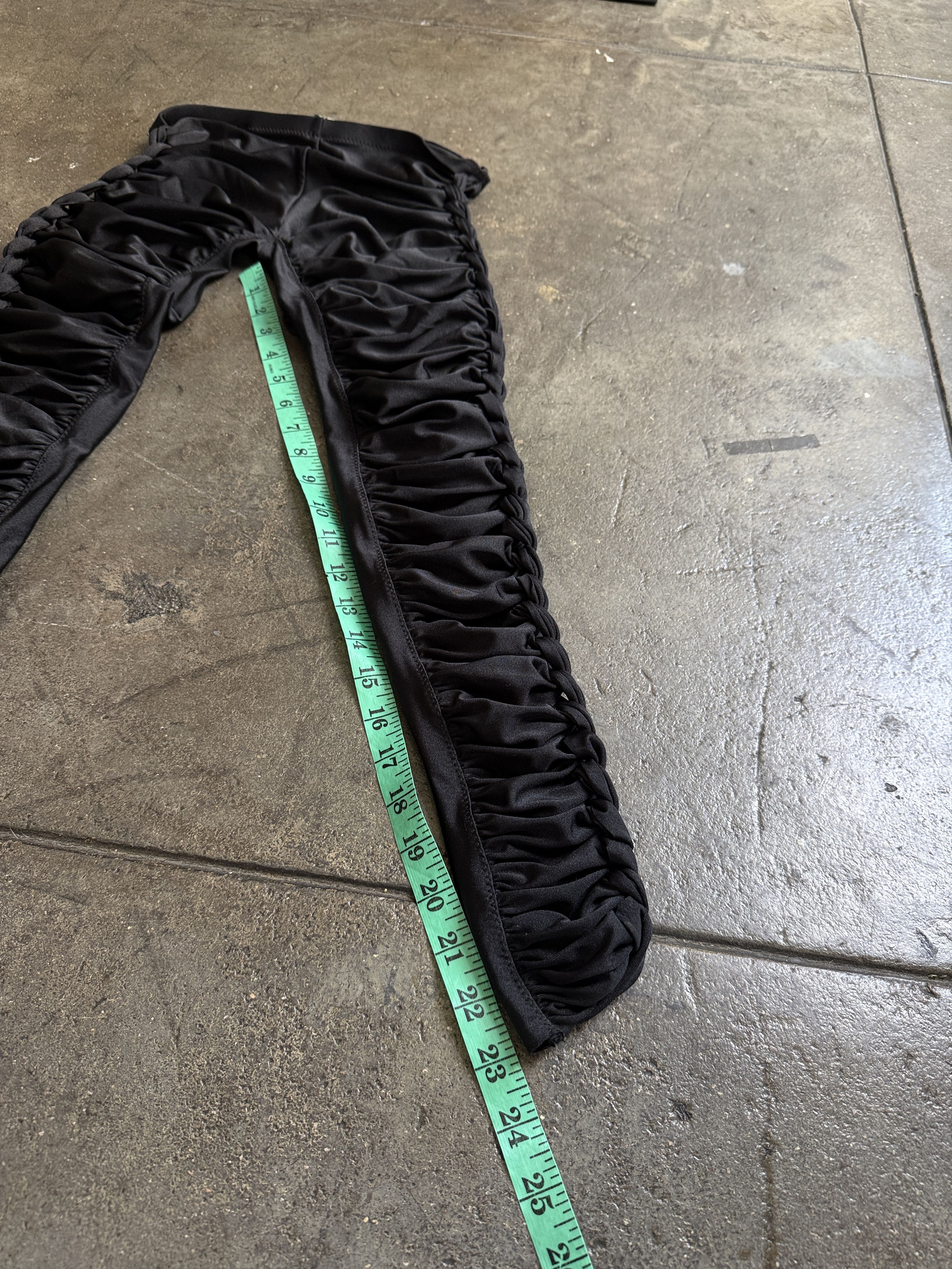 Jean Paul Gaultier JPG Early 2000's Brand New Twisted Capri Tights Size 26" / US 2 / IT 38 - 8 Thumbnail