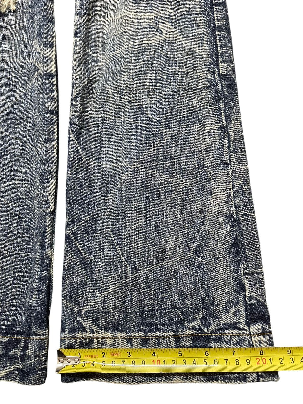 Vintage Japan Semantic Design Thunder Wash Avant Garde Flare