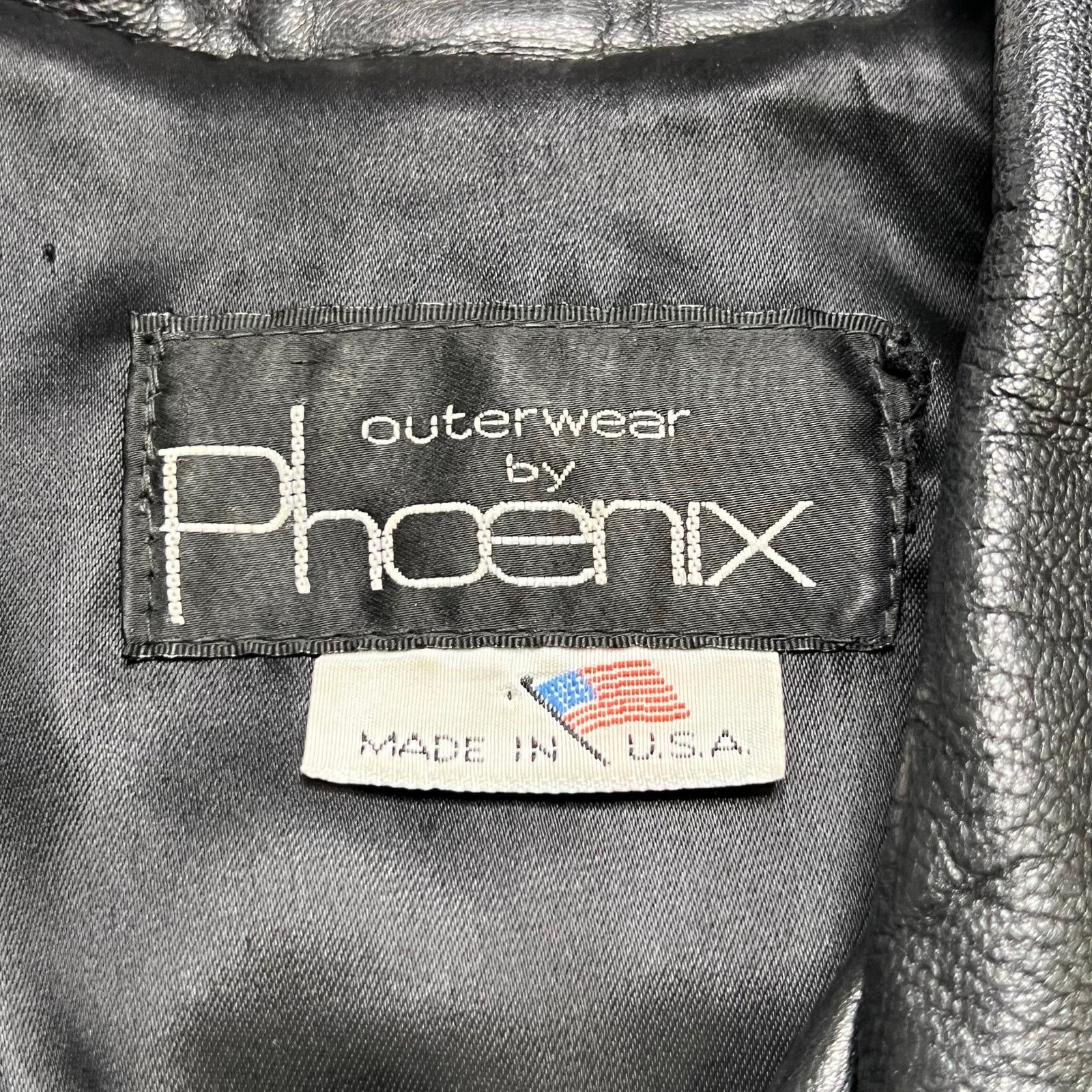 Vintage Vintage Outerwear by Phoenix Rose Heart Leather Jacket M Size M / US 6-8 / IT 42-44 - 2 Thumbnail