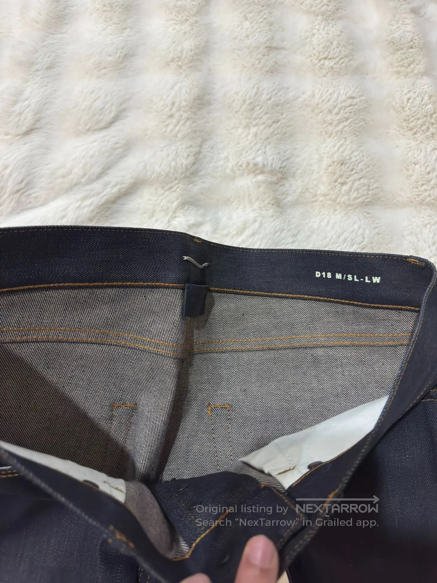 Saint Laurent Paris Saint Laurent Paris Dark Blue Slim Fit Men's Jeans| Size US 31 - 3 Thumbnail