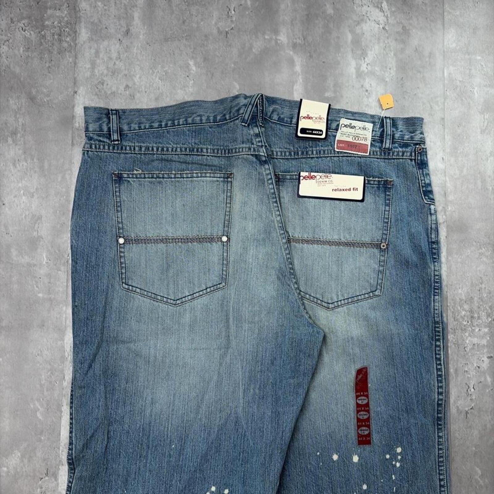 Pelle Pelle Y2K Pelle Pelle Grunge Baggy Deadstock Skater Denim Jeans Size US 34 / EU 50 - 3 Thumbnail